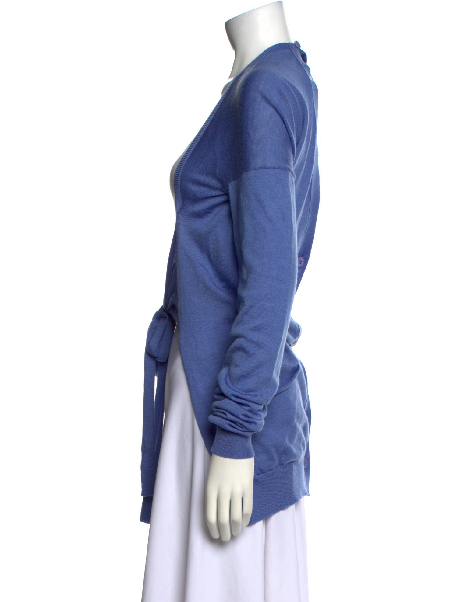 Stella McCartney Virgin Wool Plunge Neckline Sweater