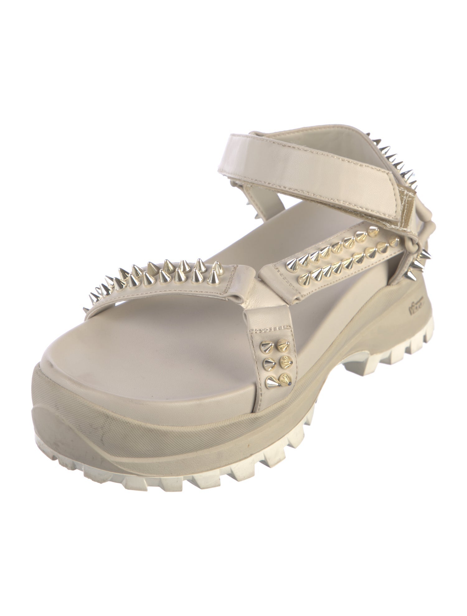 Stella McCartney Vegan Leather Studded Accents Sandals