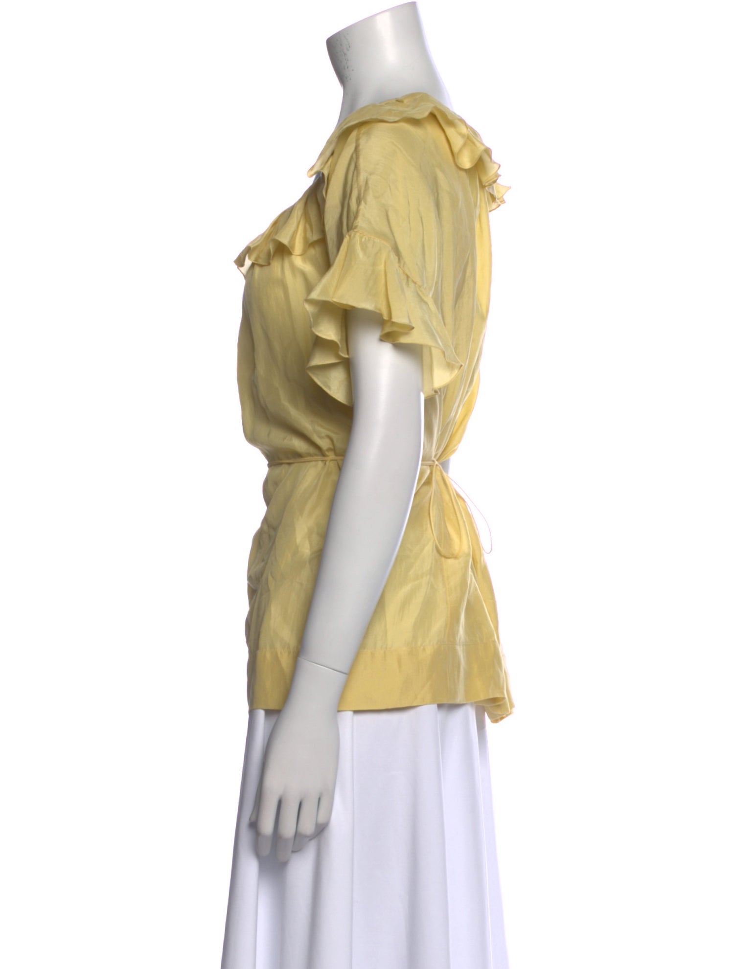 Stella McCartney Silk Square Neckline Blouse