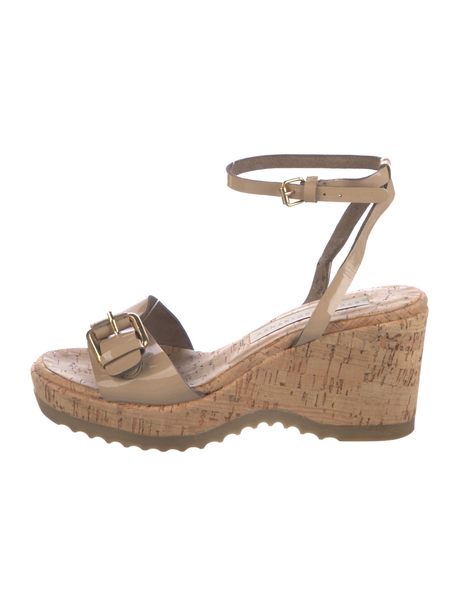 Stella McCartney Vegetarian Patent Leather Espadrilles