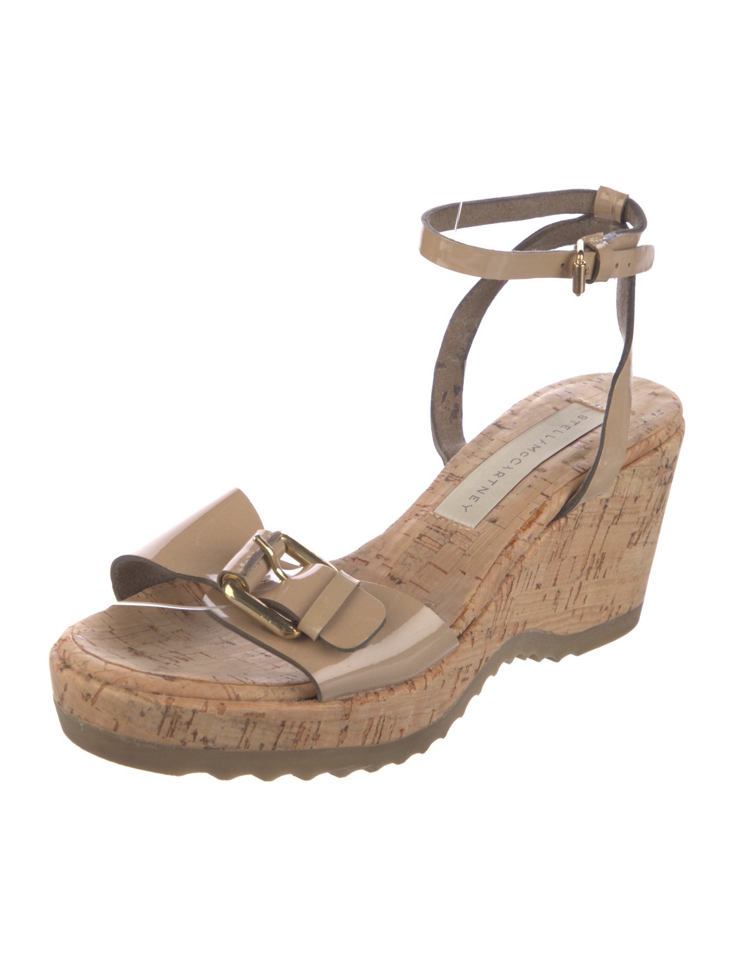 Stella McCartney Vegetarian Patent Leather Espadrilles