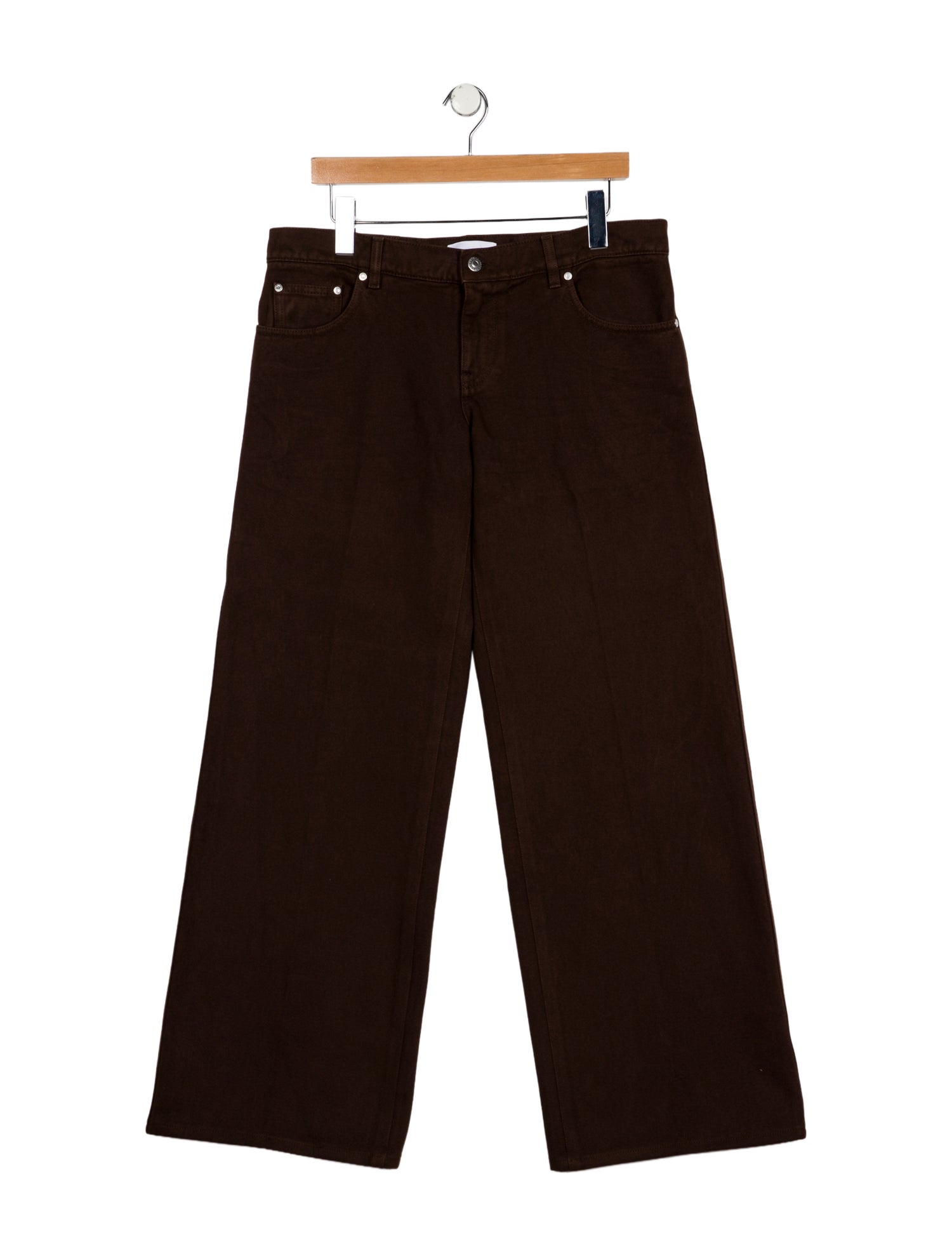 Stella McCartney Mid-Rise Wide Leg Jeans