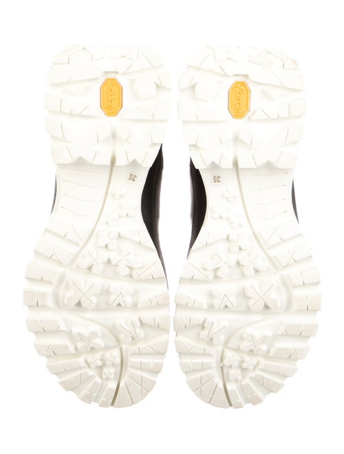 Stella McCartney Vegetarian Leather Colorblock Pattern Chelsea Boots