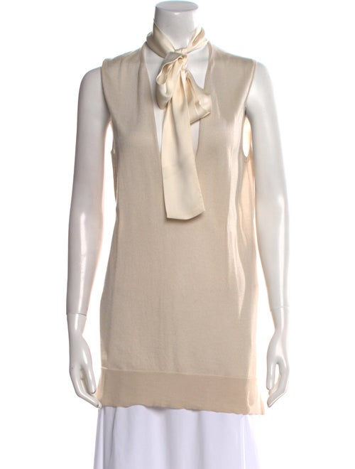 Stella McCartney Cashmere Tie Neck Tunic