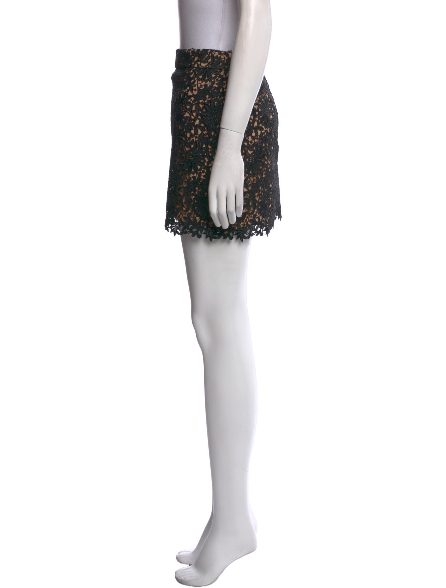 Stella McCartney Lace Pattern Mini Skirt