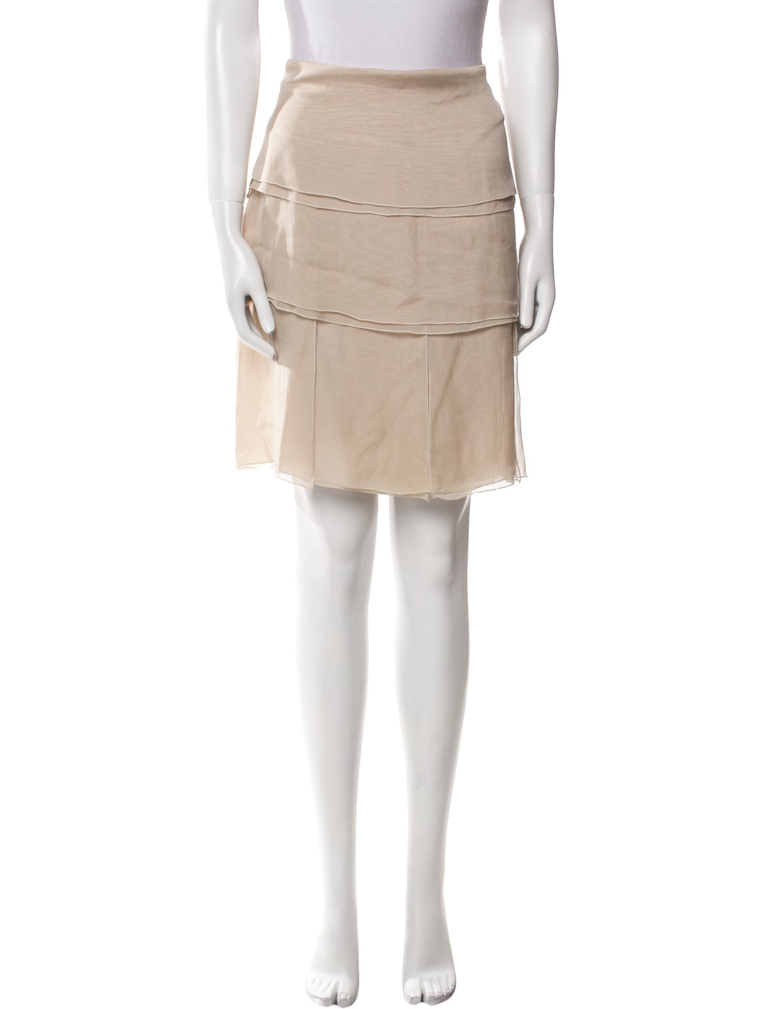 Stella McCartney Silk Knee-Length Skirt