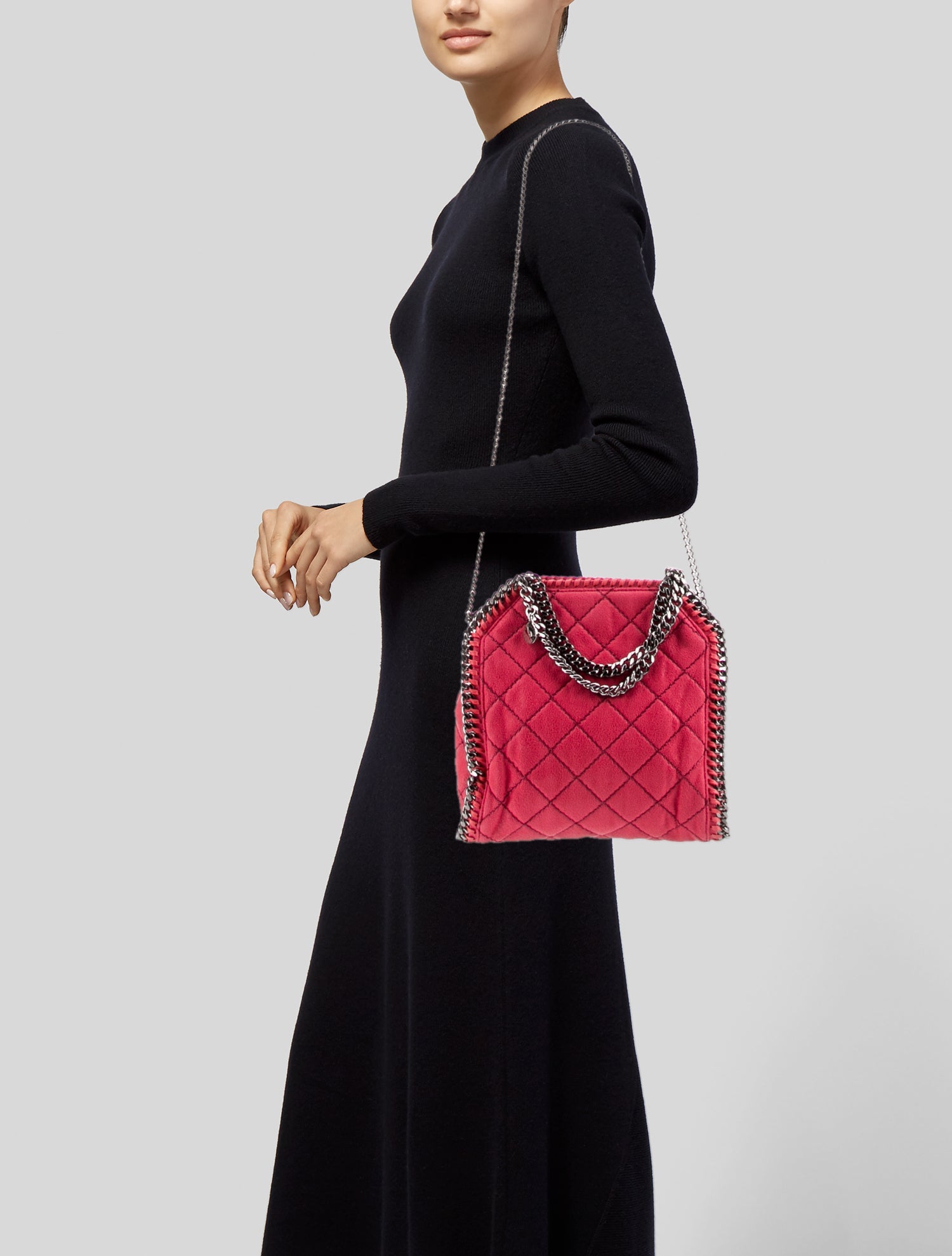 Stella McCartney Quilted Top Handle Bag