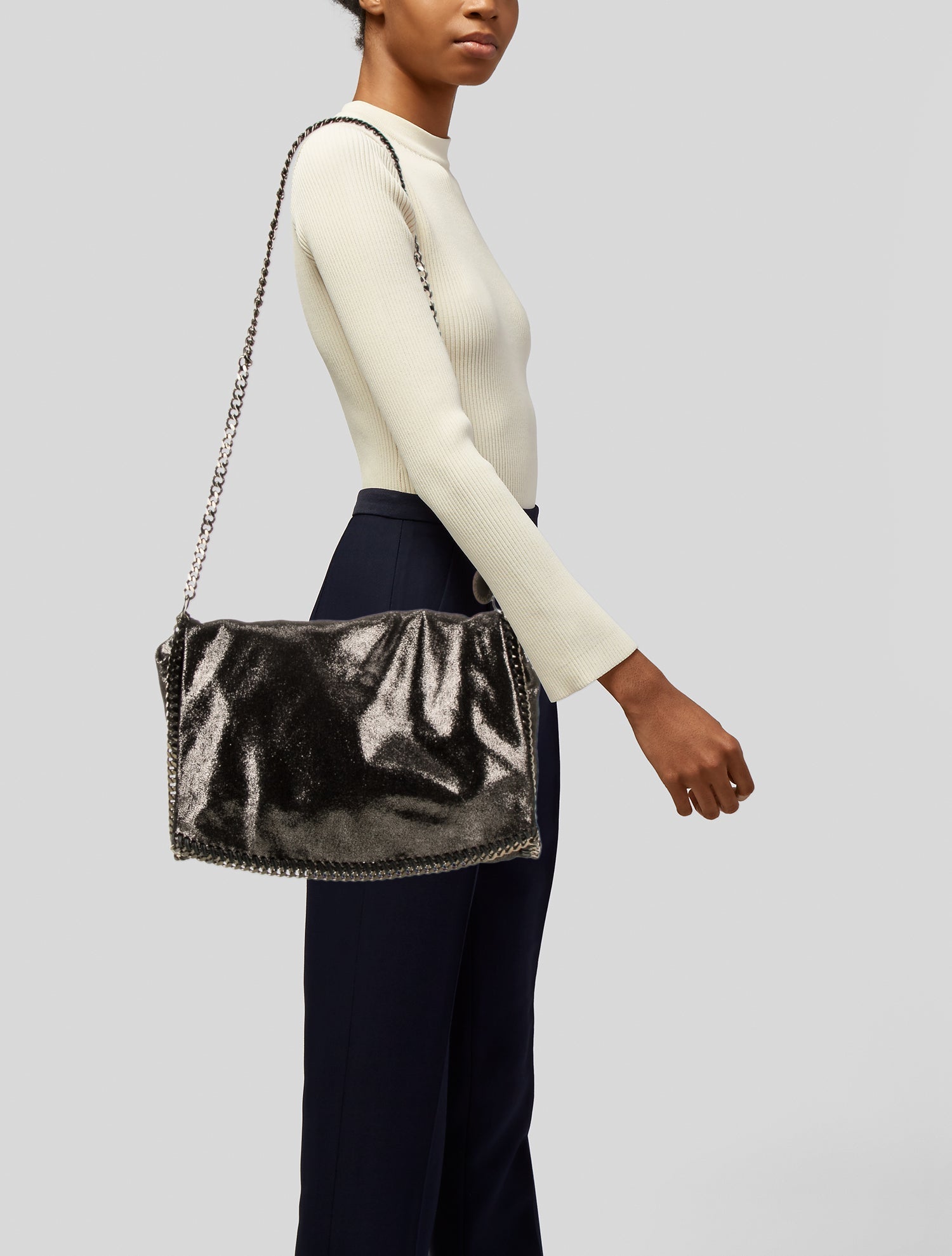 Stella McCartney Vegetarian Leather Shoulder Bag