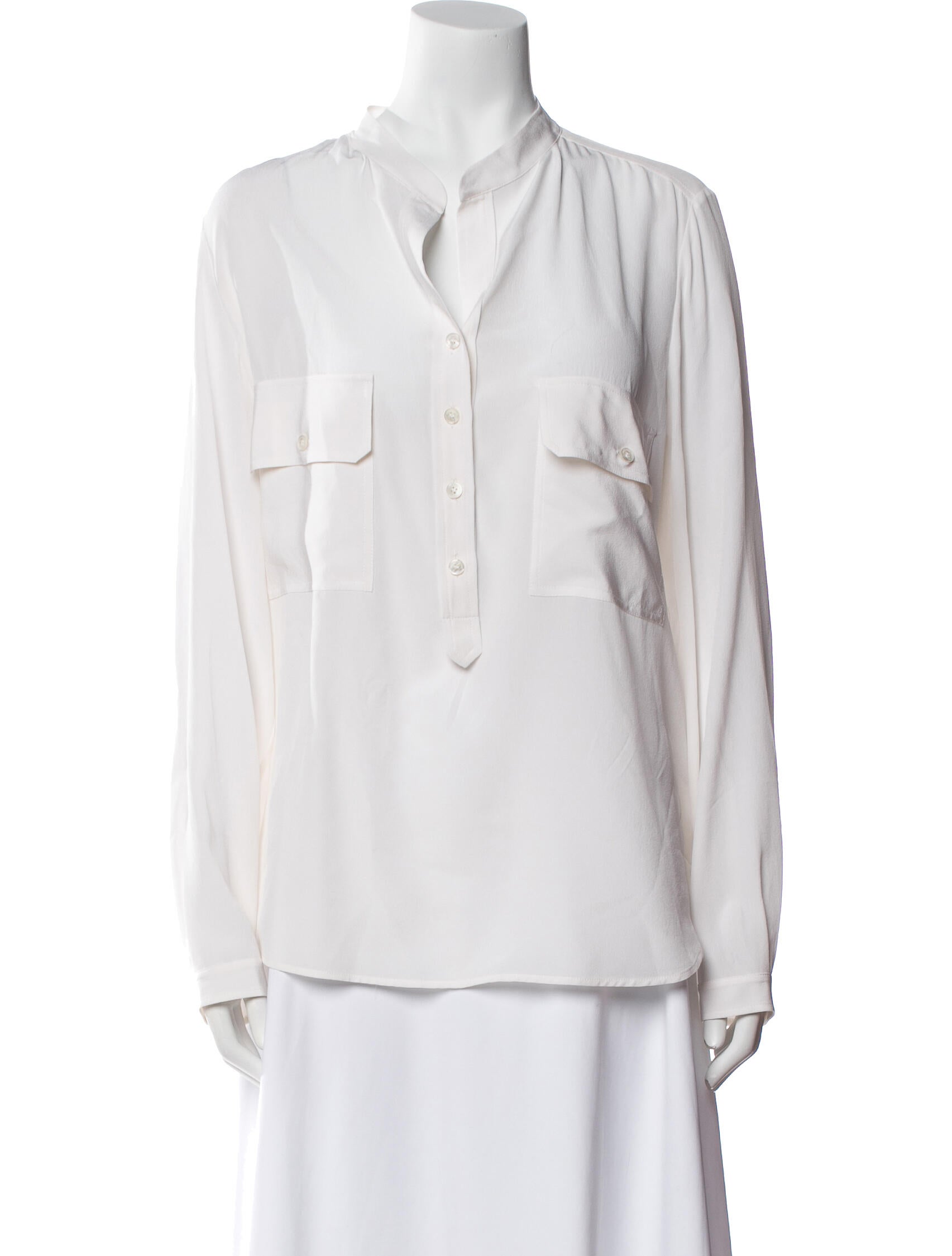 Stella McCartney Silk V-Neck Blouse
