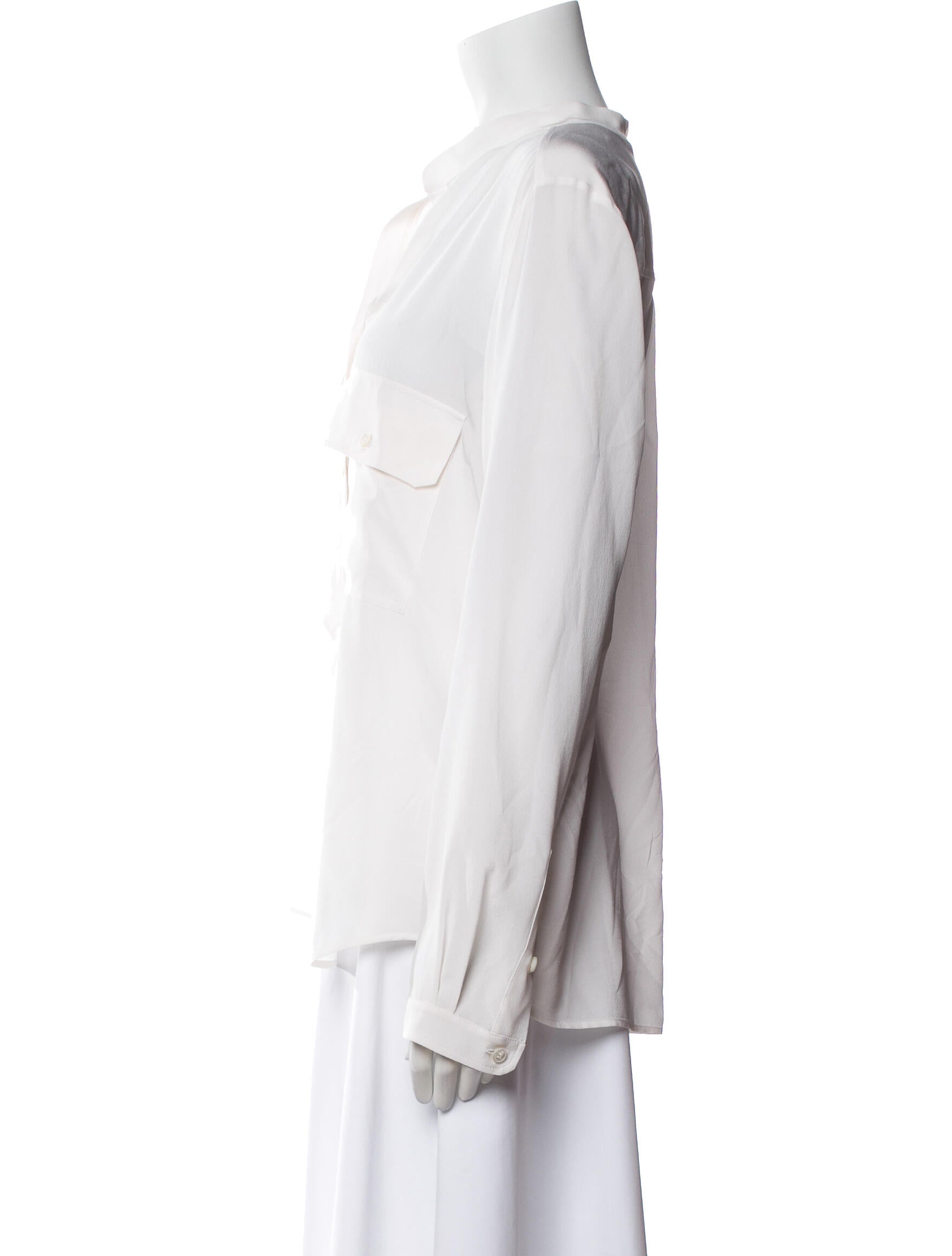 Stella McCartney Silk V-Neck Blouse