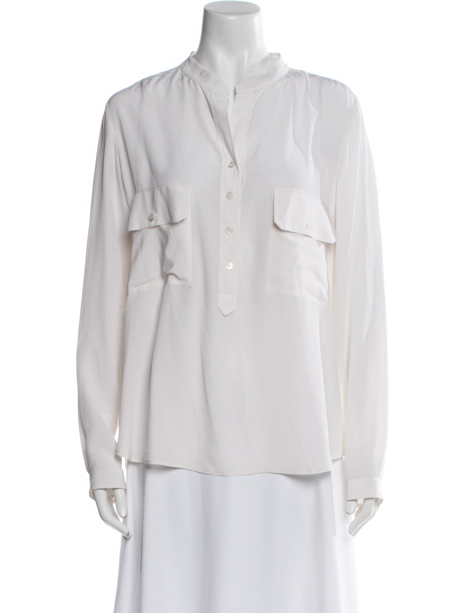 Stella McCartney Silk V-Neck Blouse