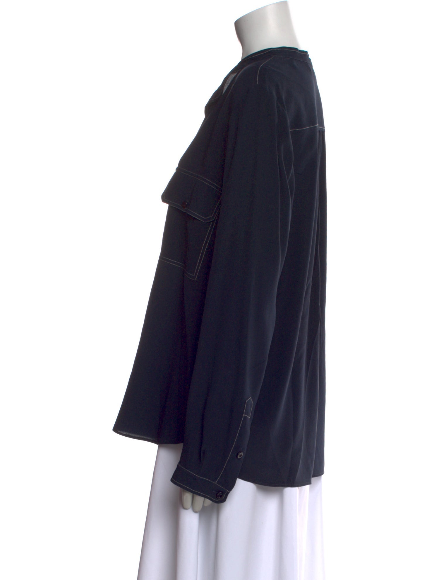 Stella McCartney Silk V-Neck Blouse