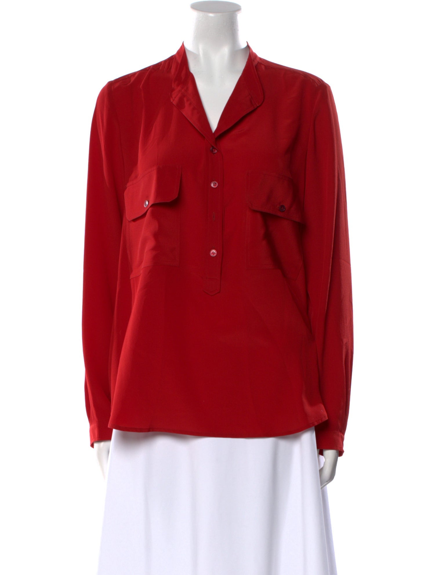 Stella McCartney Silk V-Neck Blouse