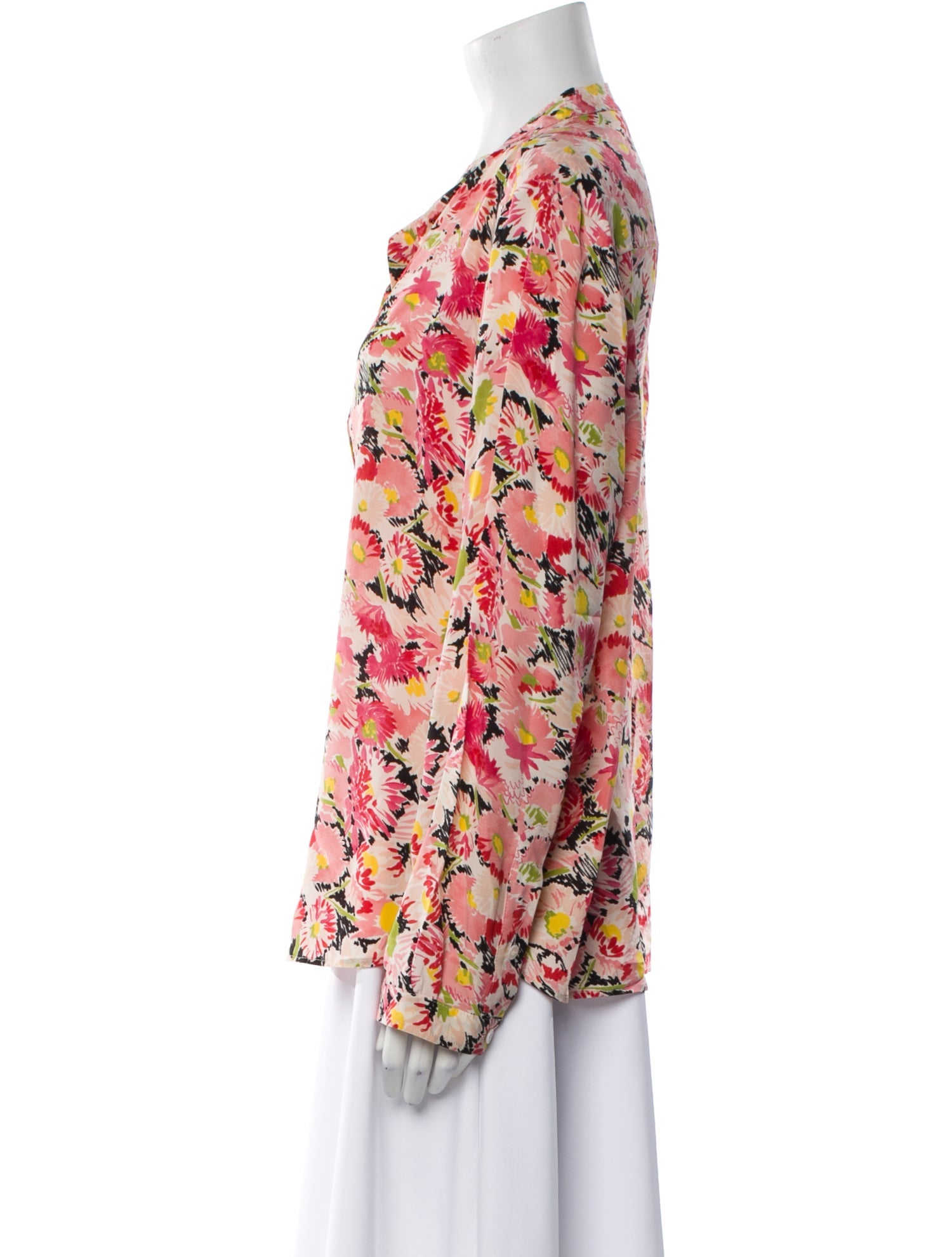 Stella McCartney Silk Floral Print Blouse