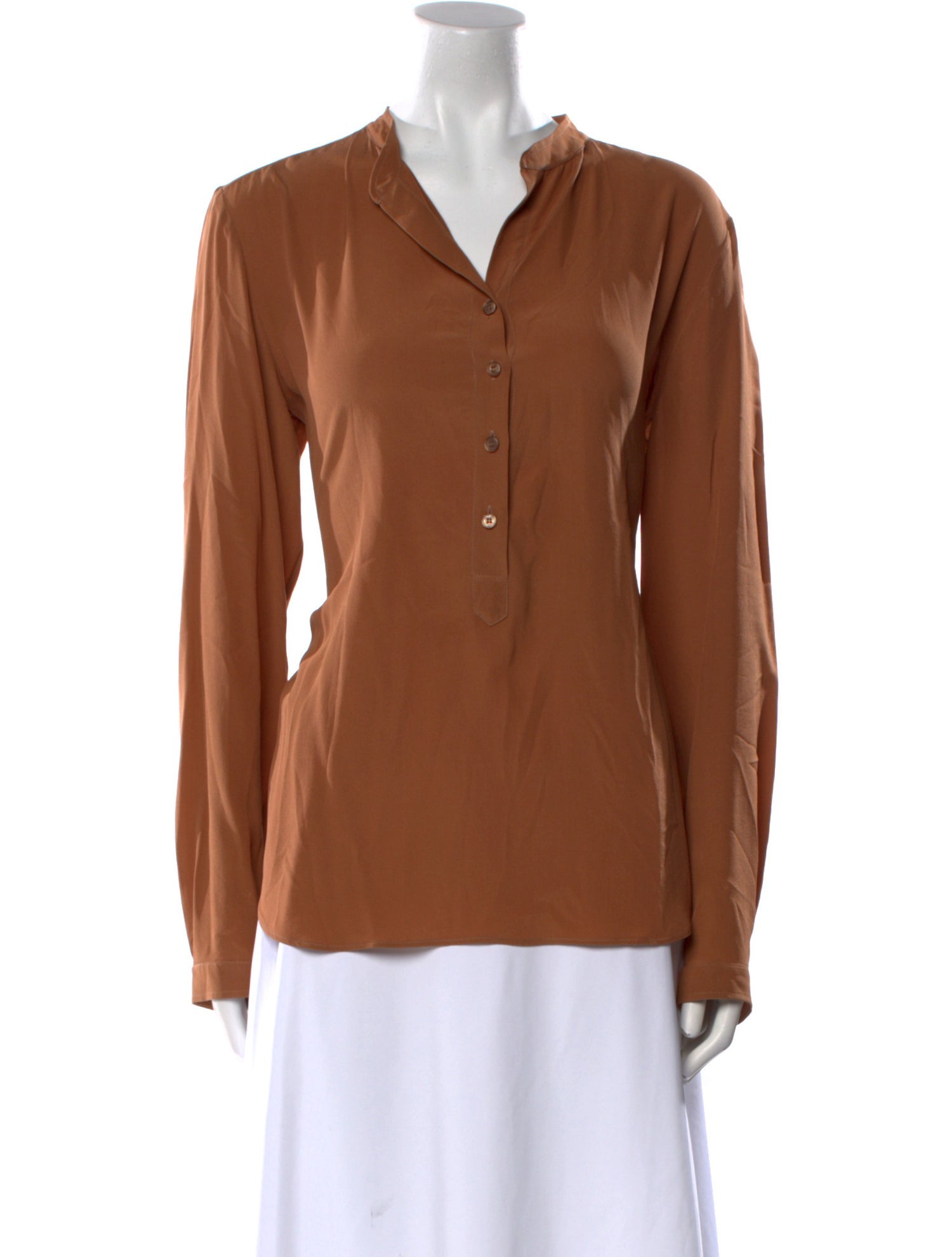 Stella McCartney Silk V-Neck Top