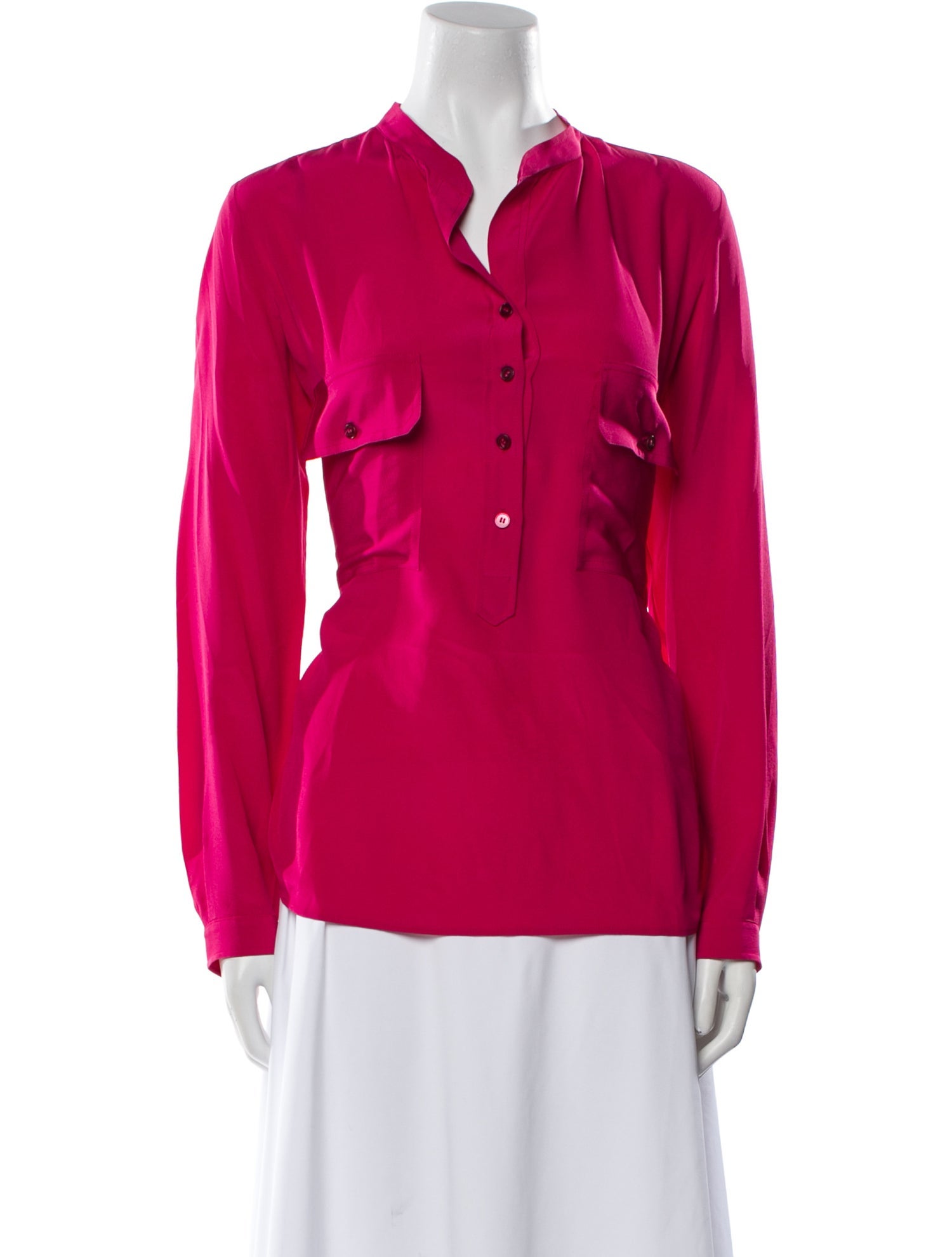 Stella McCartney Silk V-Neck Blouse