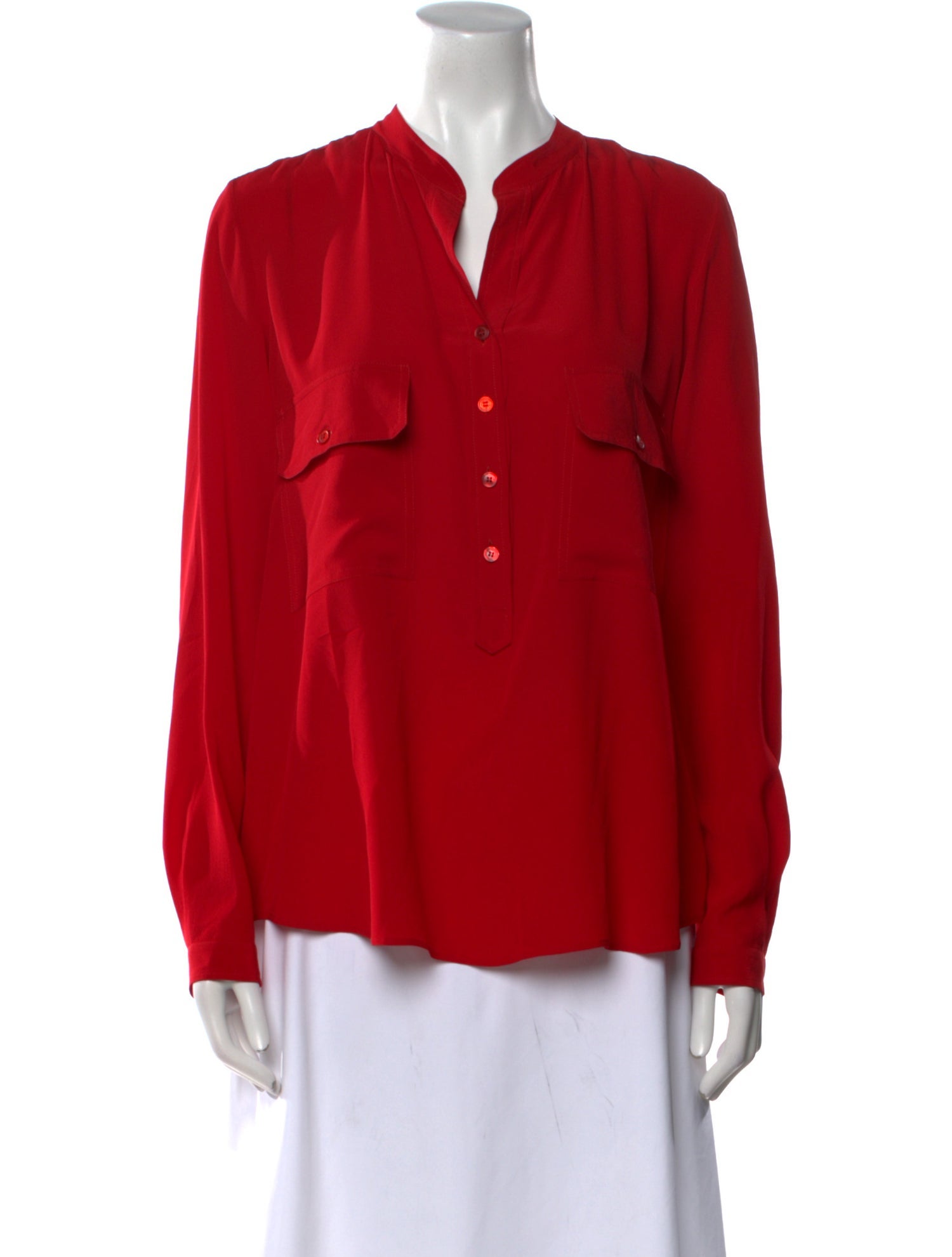 Stella McCartney Silk V-Neck Blouse