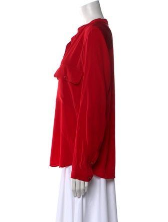 Stella McCartney Silk V-Neck Blouse