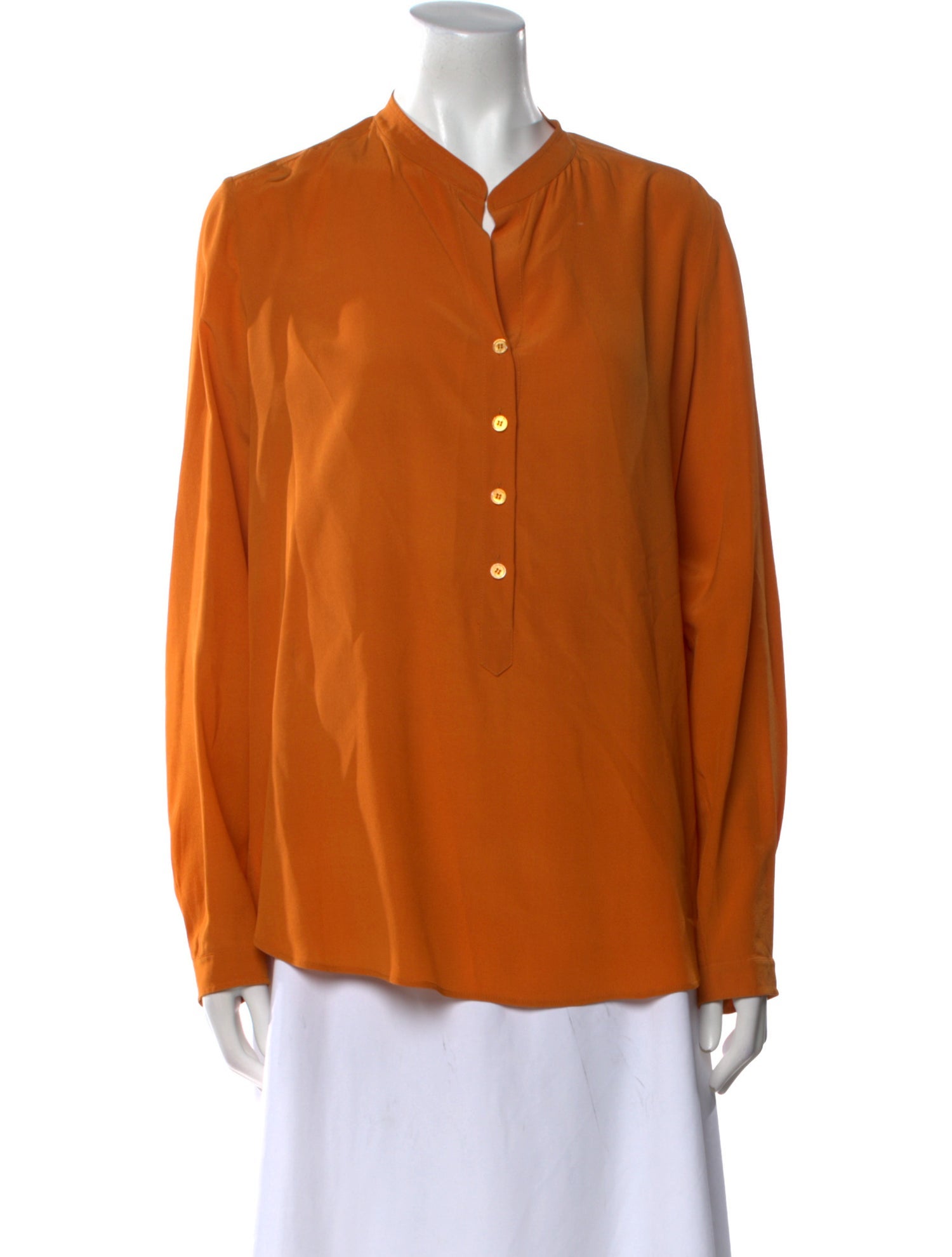 Stella McCartney Silk V-Neck Polo