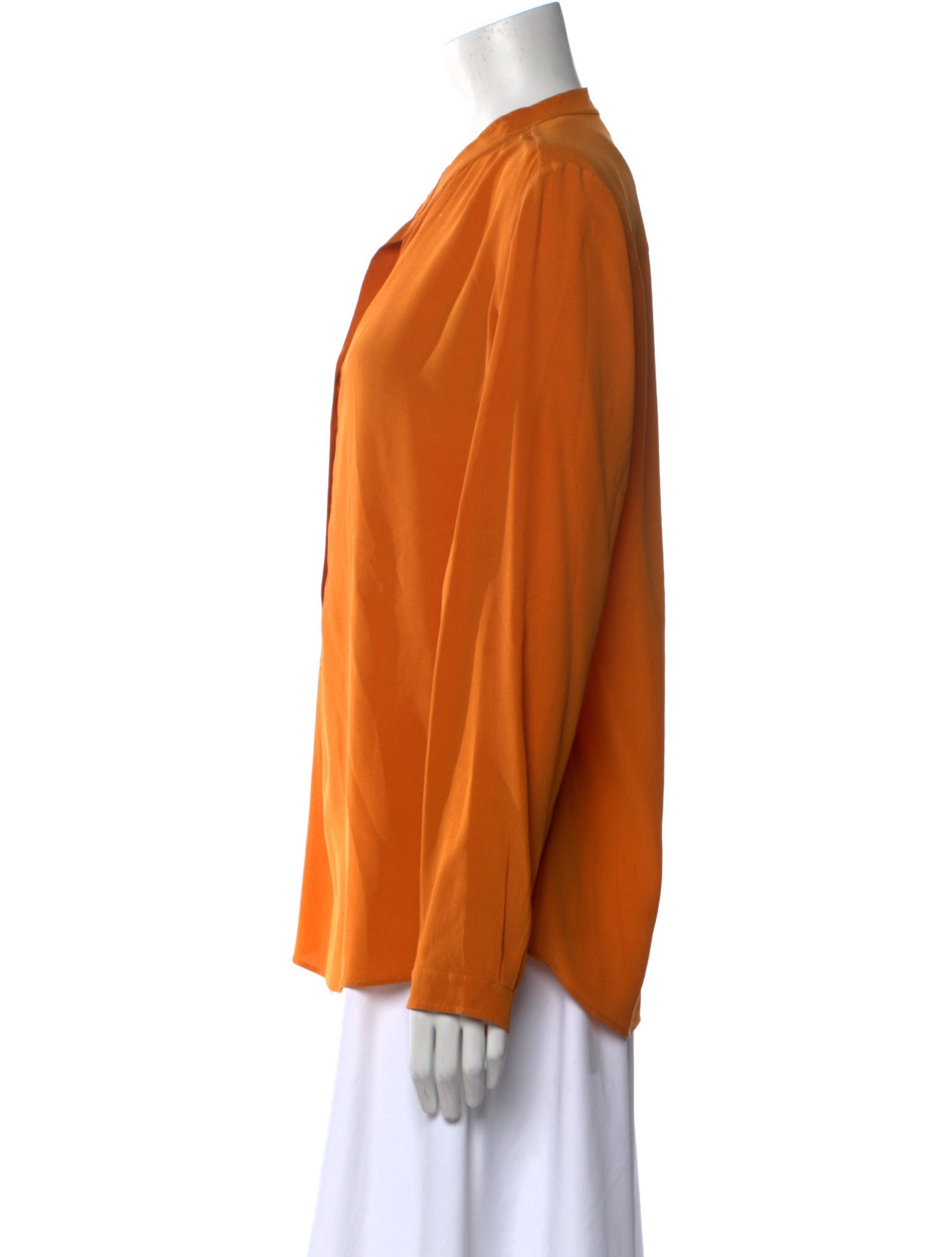 Stella McCartney Silk V-Neck Polo