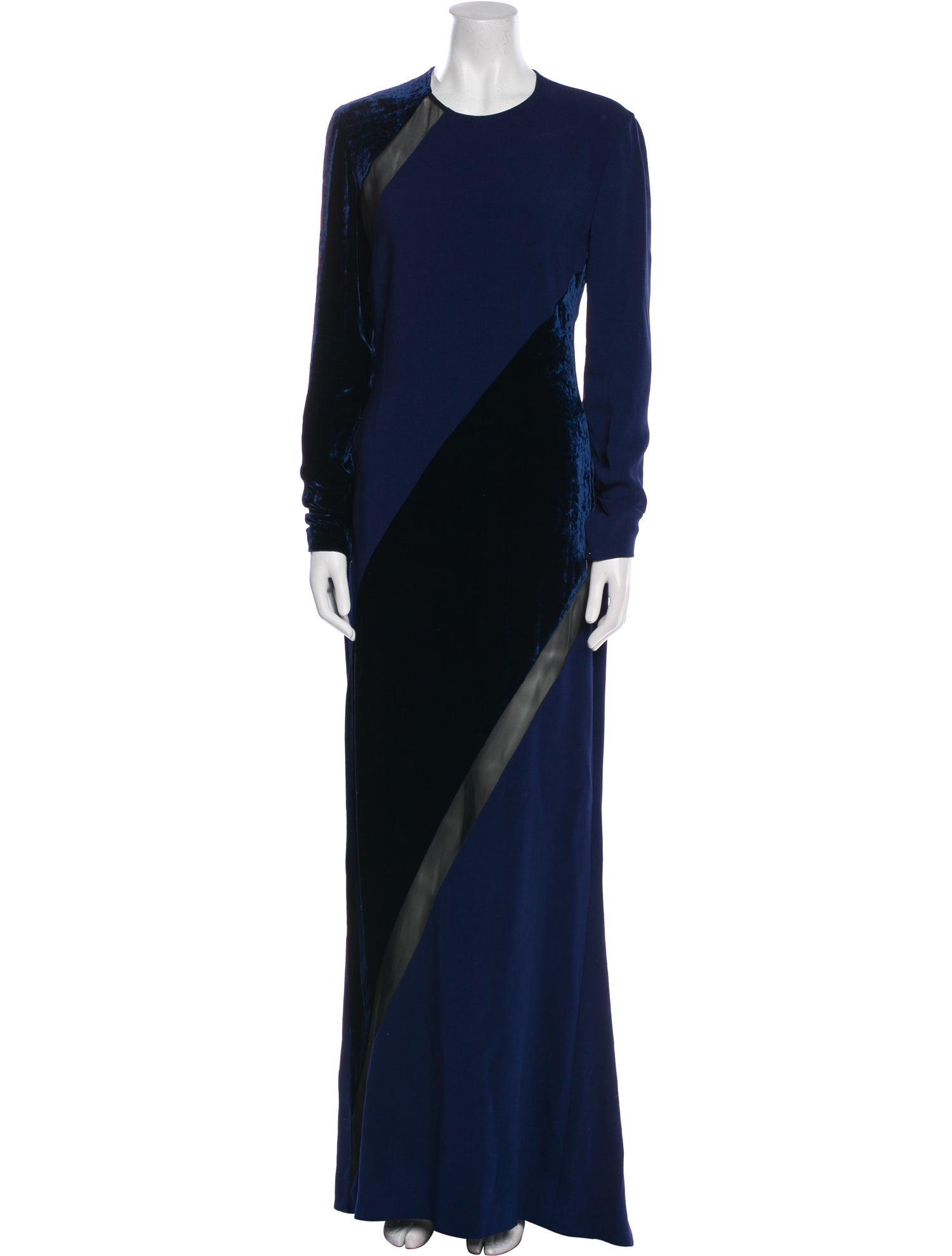 Stella McCartney Colorblock Pattern Long Dress