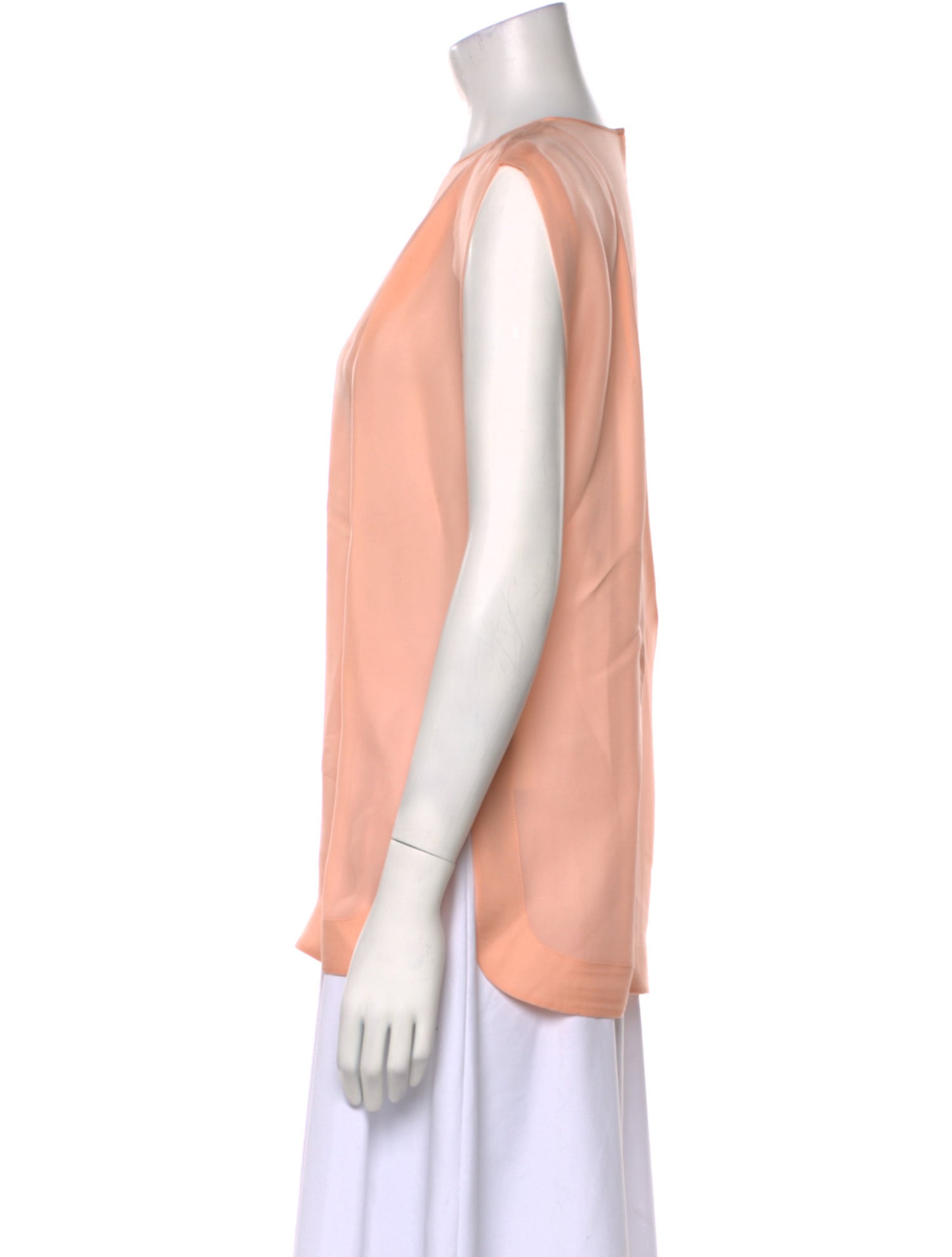 Stella McCartney Crew Neck Sleeveless Blouse