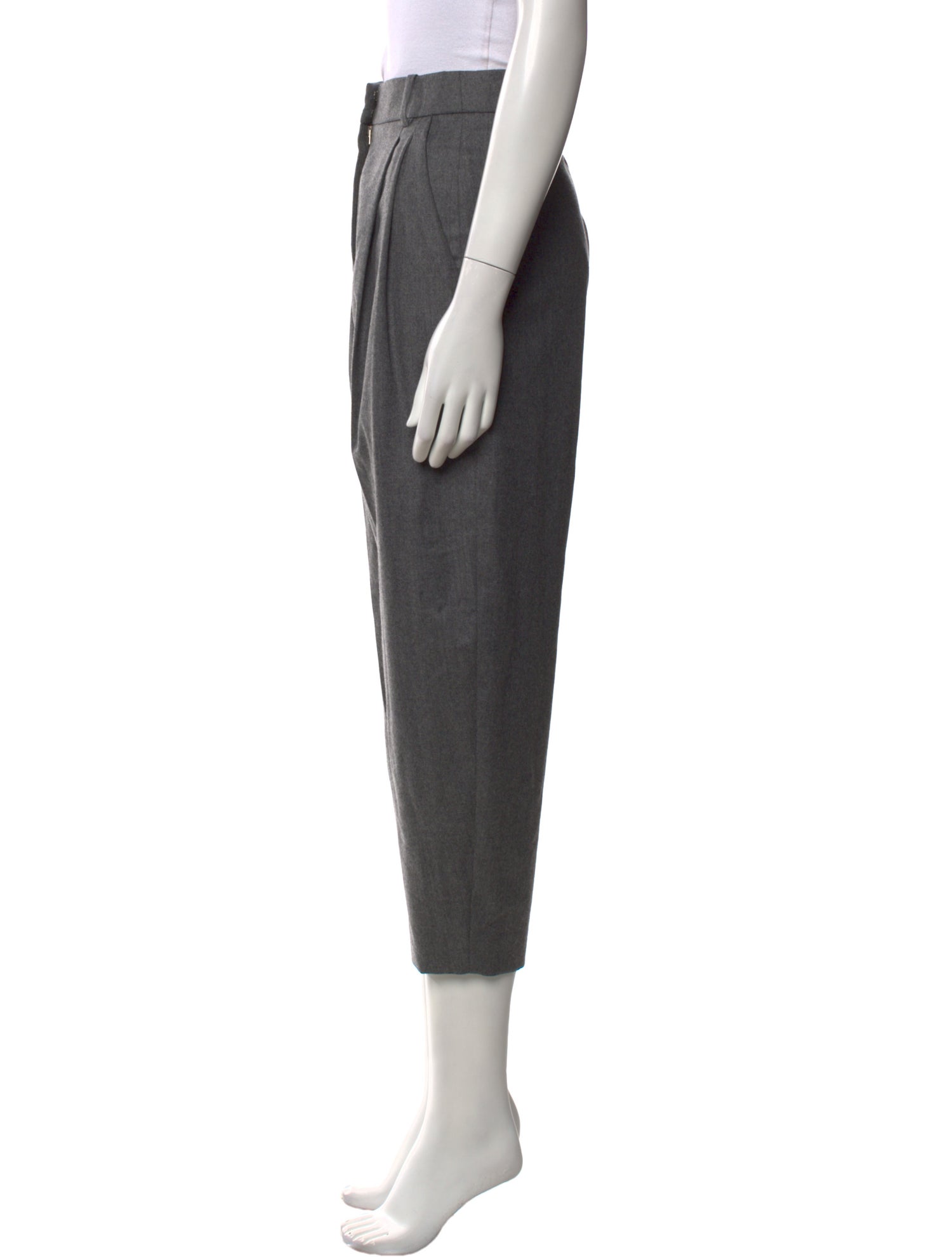 Stella McCartney Wool Straight Leg Pants