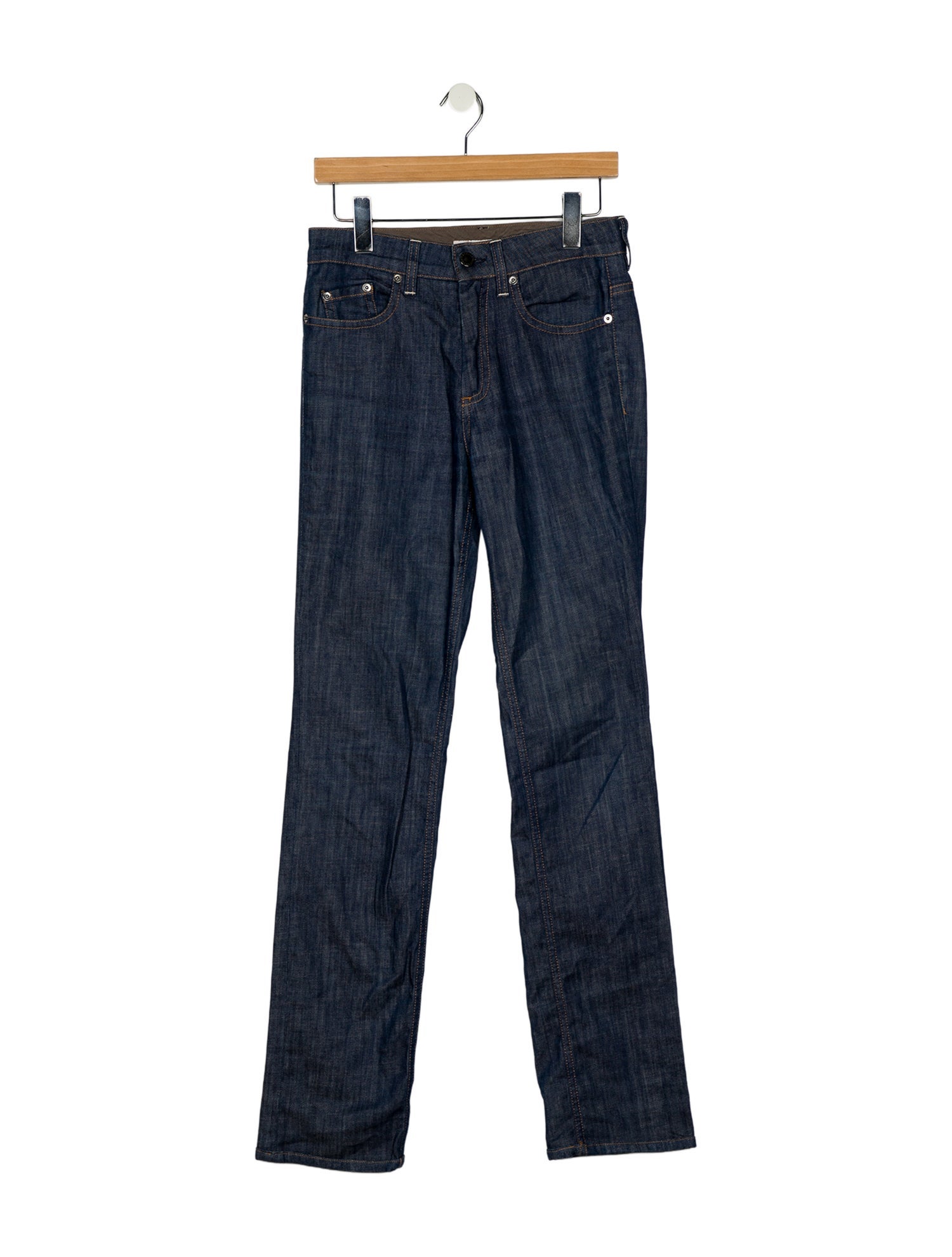 Stella McCartney Mid-Rise Straight Leg Jeans