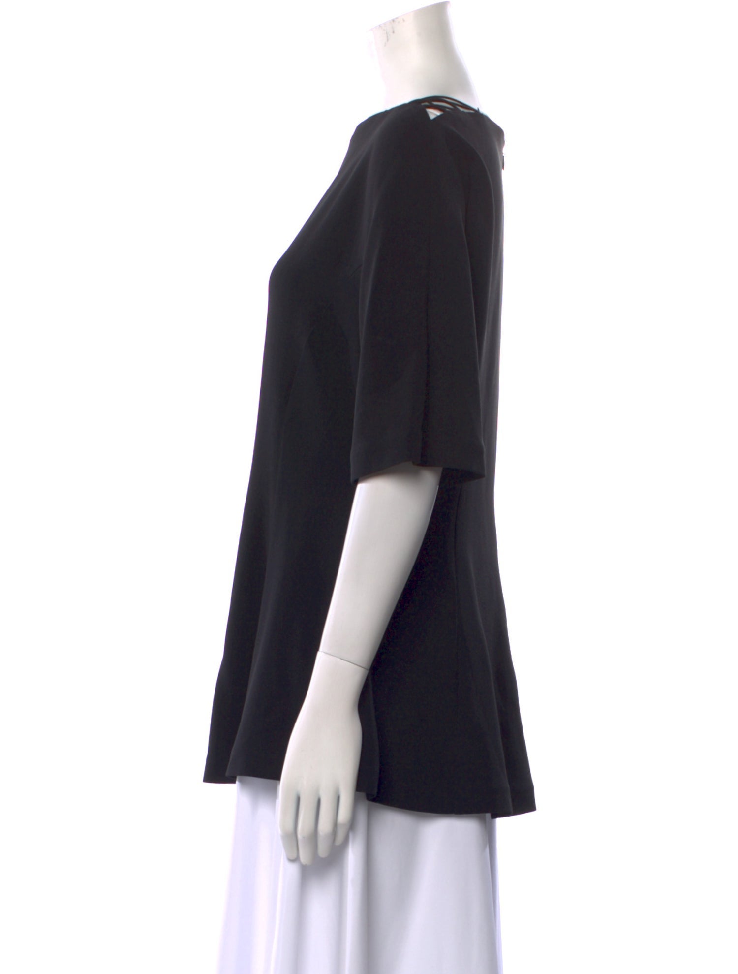 Stella McCartney Bateau Neckline Short Sleeve Top