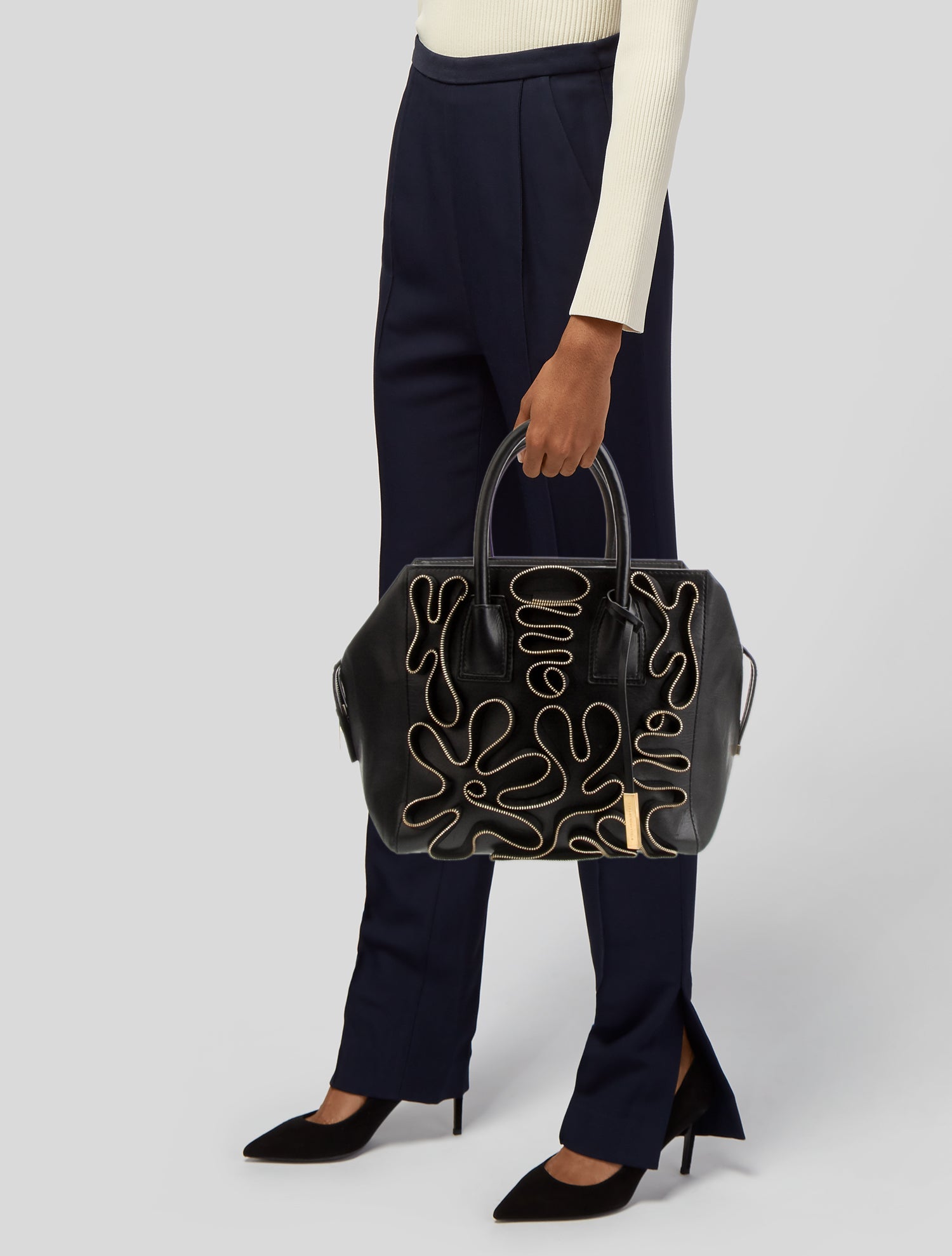 Stella McCartney Vegetarian Leather Top Handle Bag