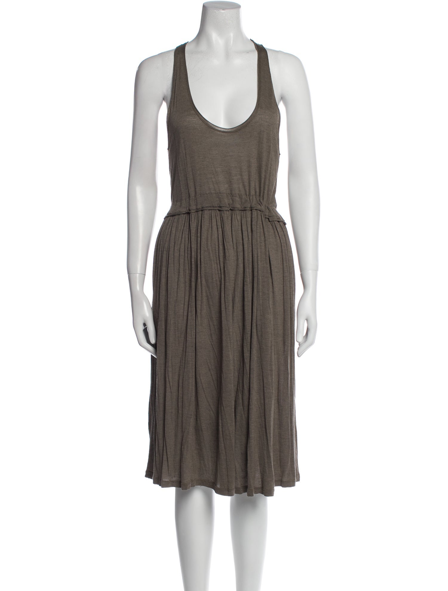 Stella McCartney Scoop Neck Knee-Length Dress