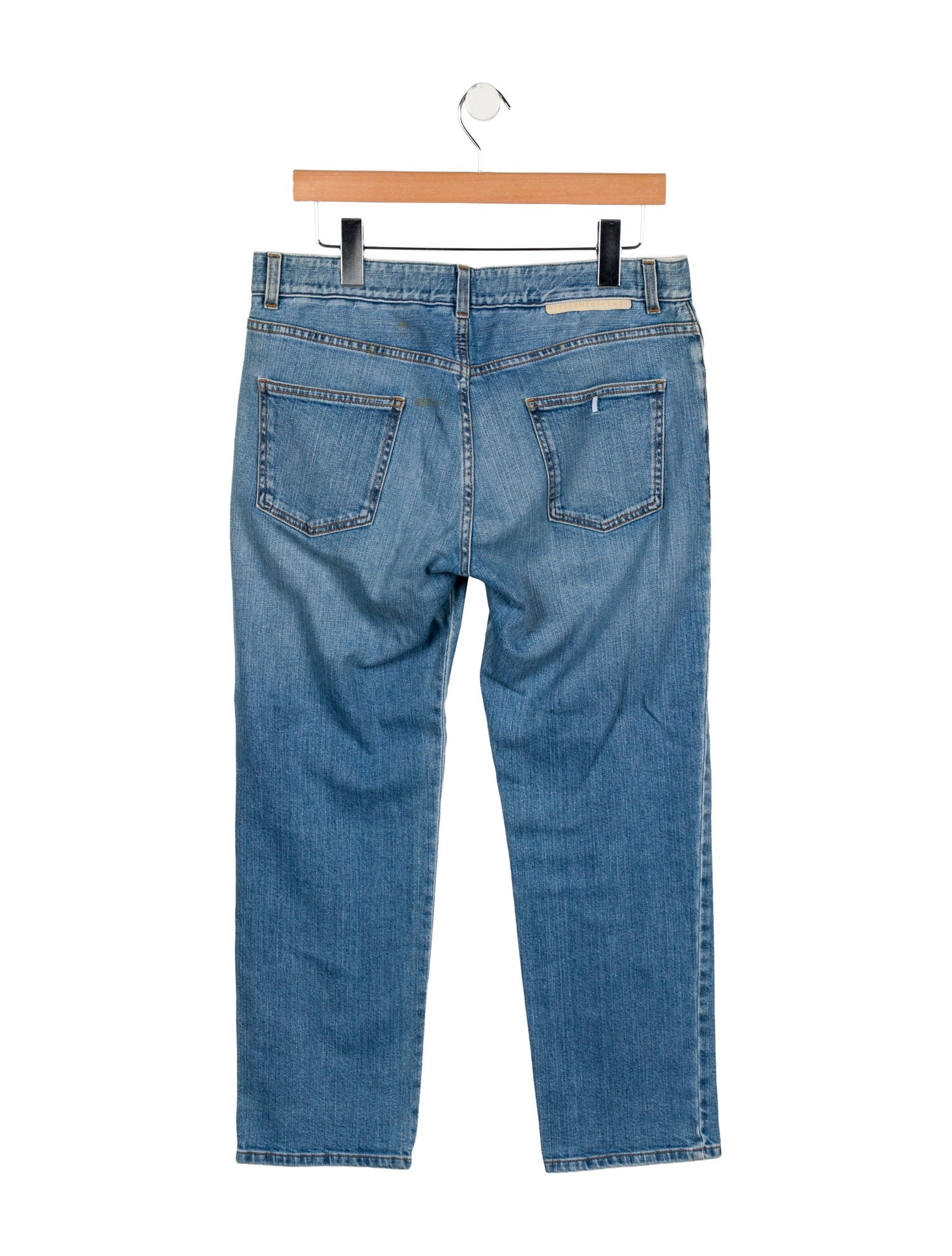 Stella McCartney Mid-Rise Straight Leg Jeans