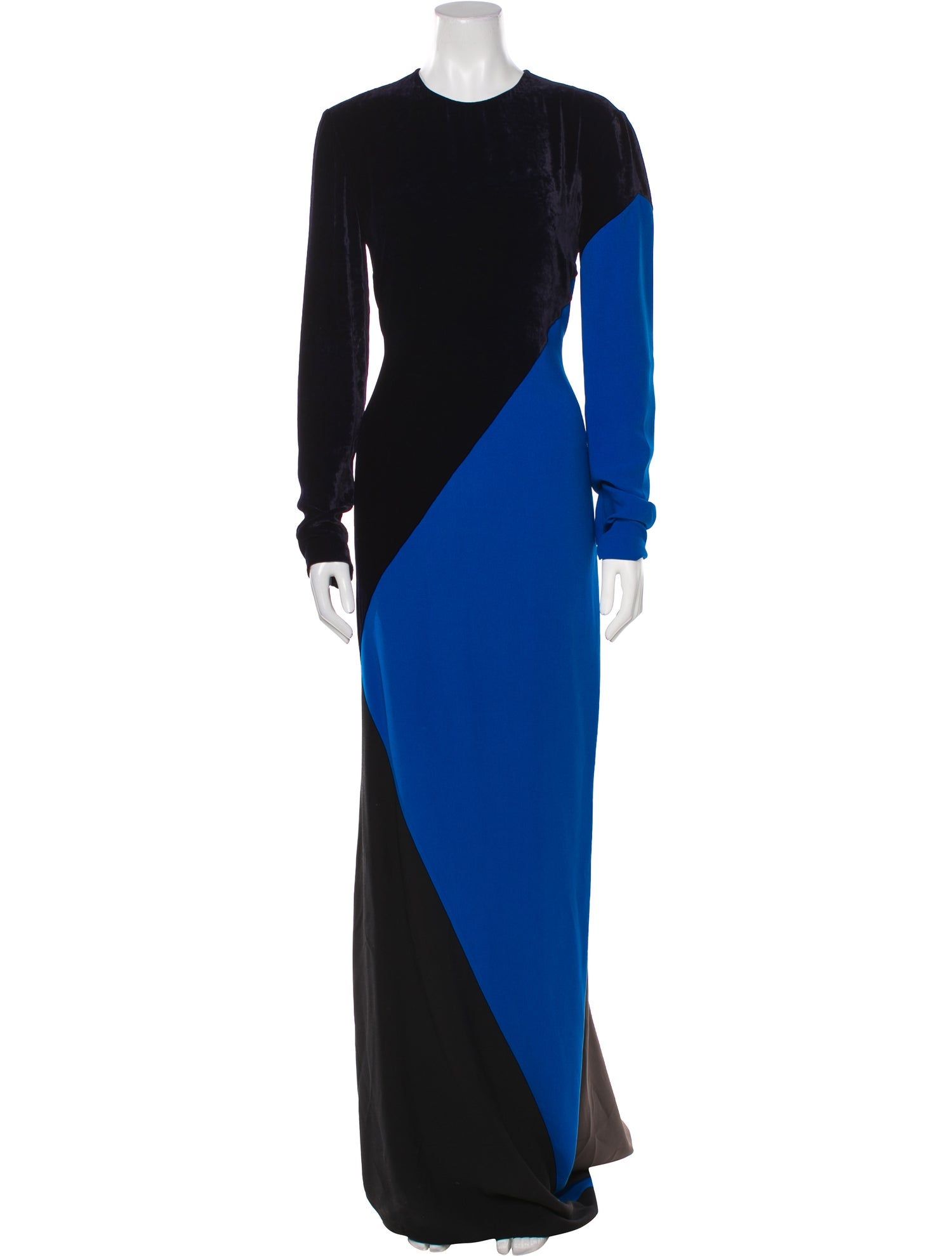 Stella McCartney Colorblock Pattern Long Dress