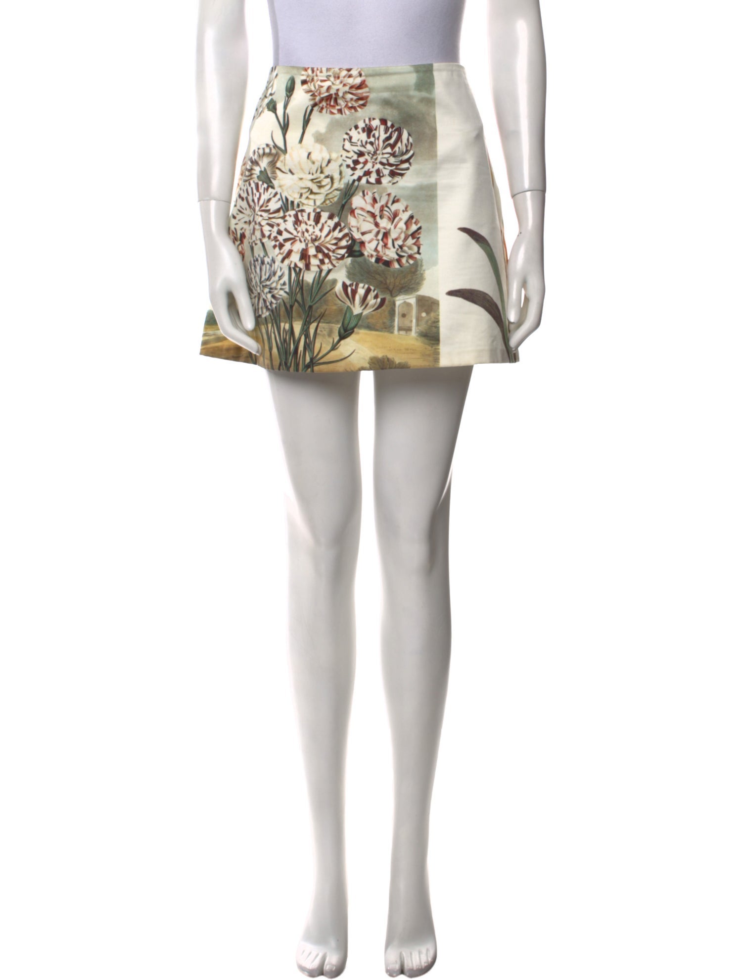 Stella McCartney Floral Print Mini Skirt