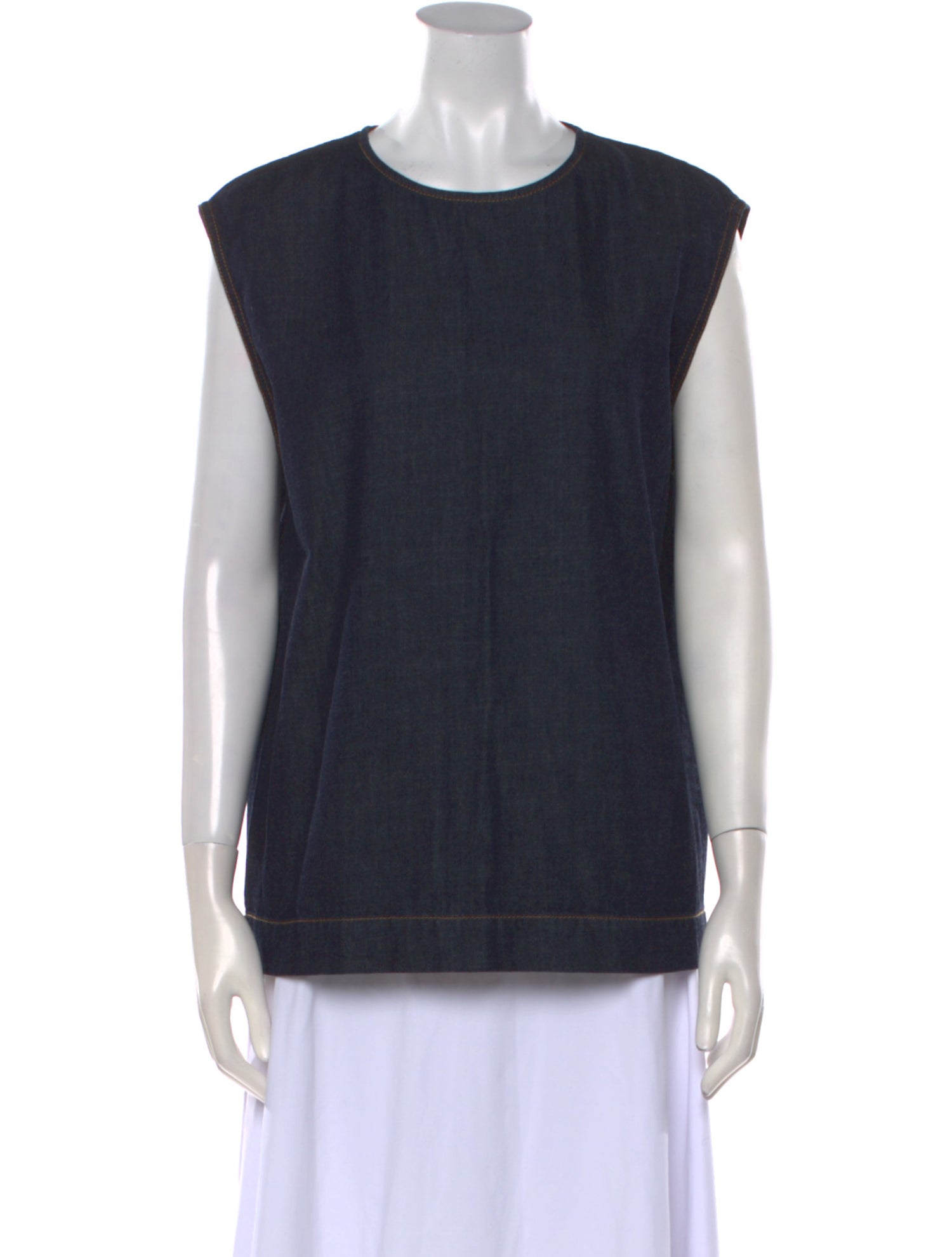 Stella McCartney Crew Neck Sleeveless Top