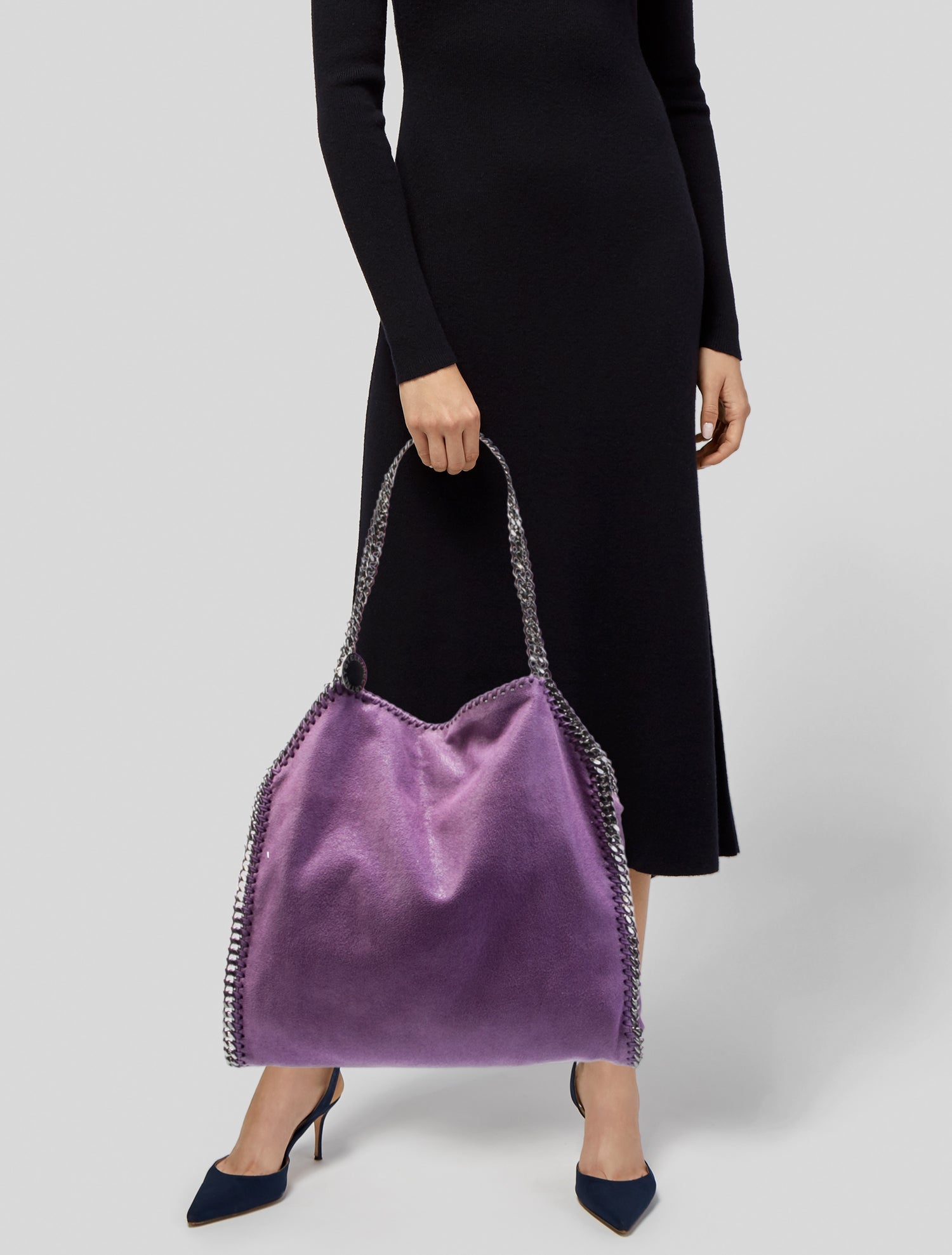 Stella McCartney Vegan Suede Shoulder Bag
