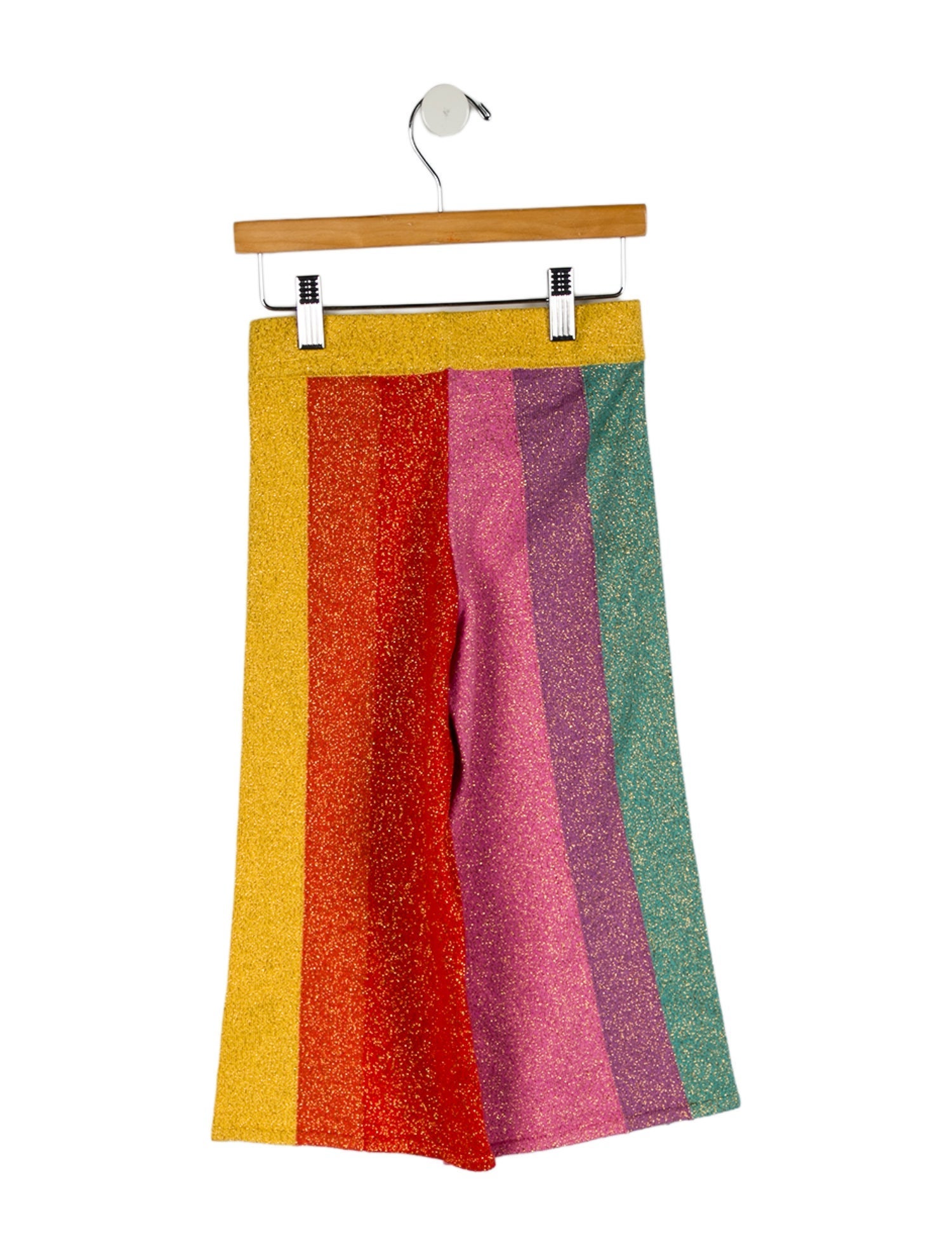 Stella McCartney Toddler Girls' Metallic Printed Wide Leg Pants w/ Tags