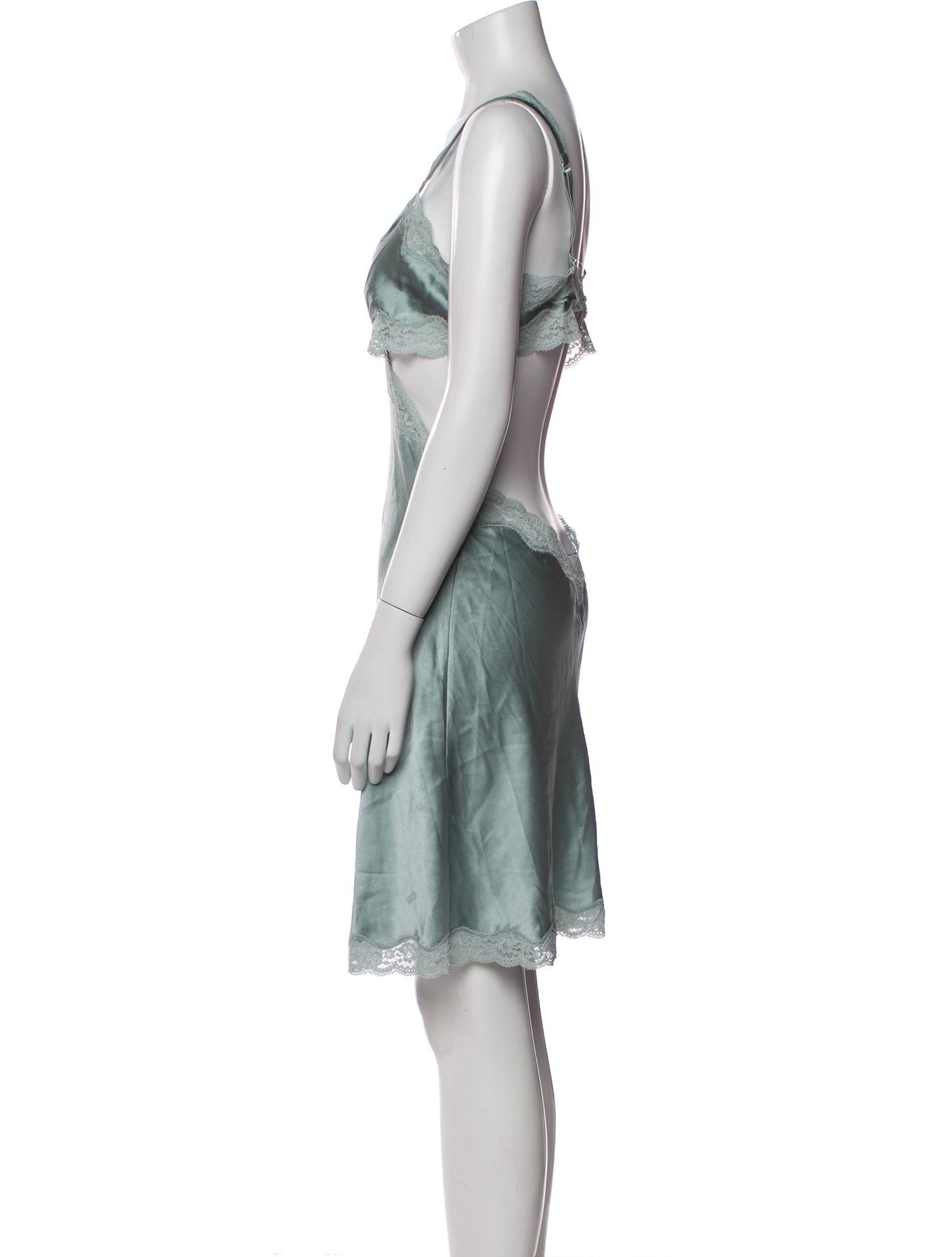 Stella McCartney Silk Cutout Accent Nightgown