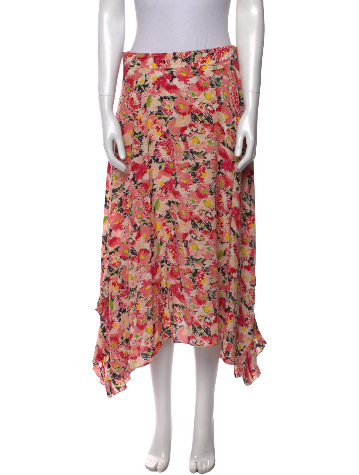 Stella McCartney Silk Midi Length Skirt