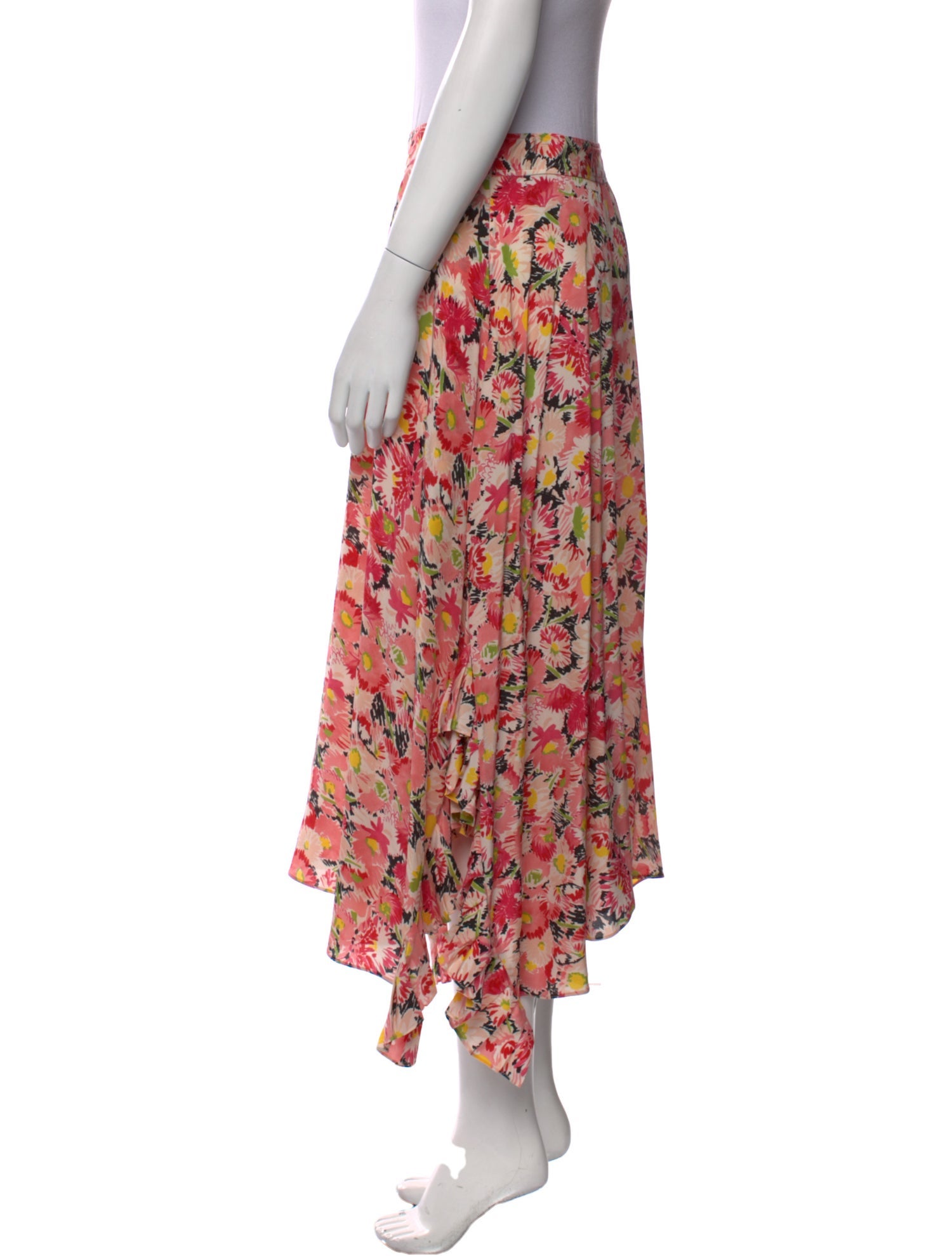 Stella McCartney Silk Midi Length Skirt