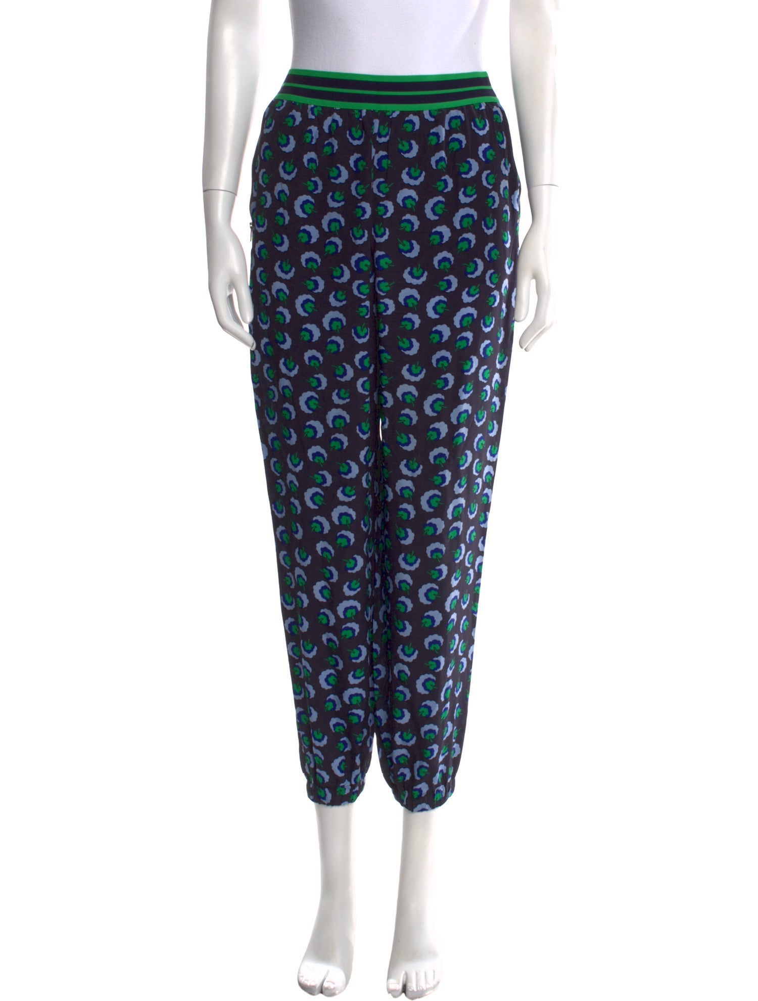 Stella McCartney Silk Skinny Leg Pants