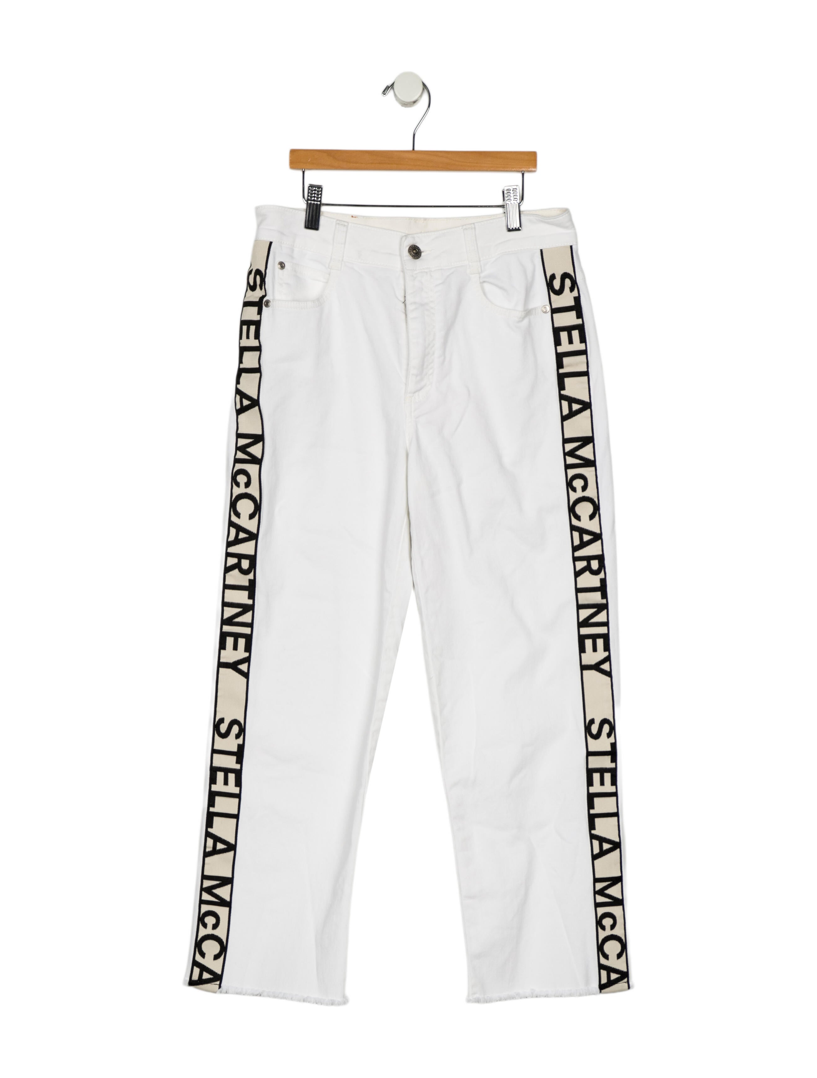 Stella McCartney Mid-Rise Straight Leg Jeans