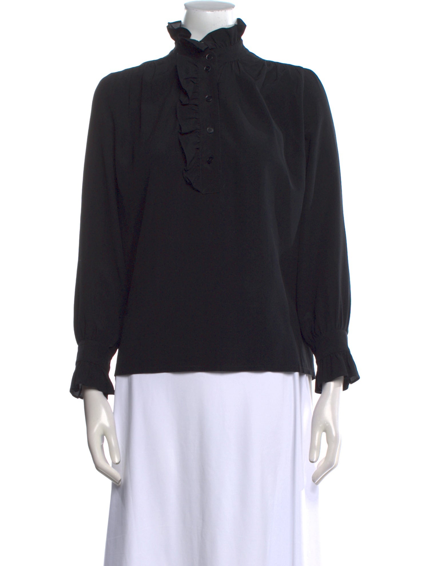 Stella McCartney Mock Neck Long Sleeve Sweatshirt