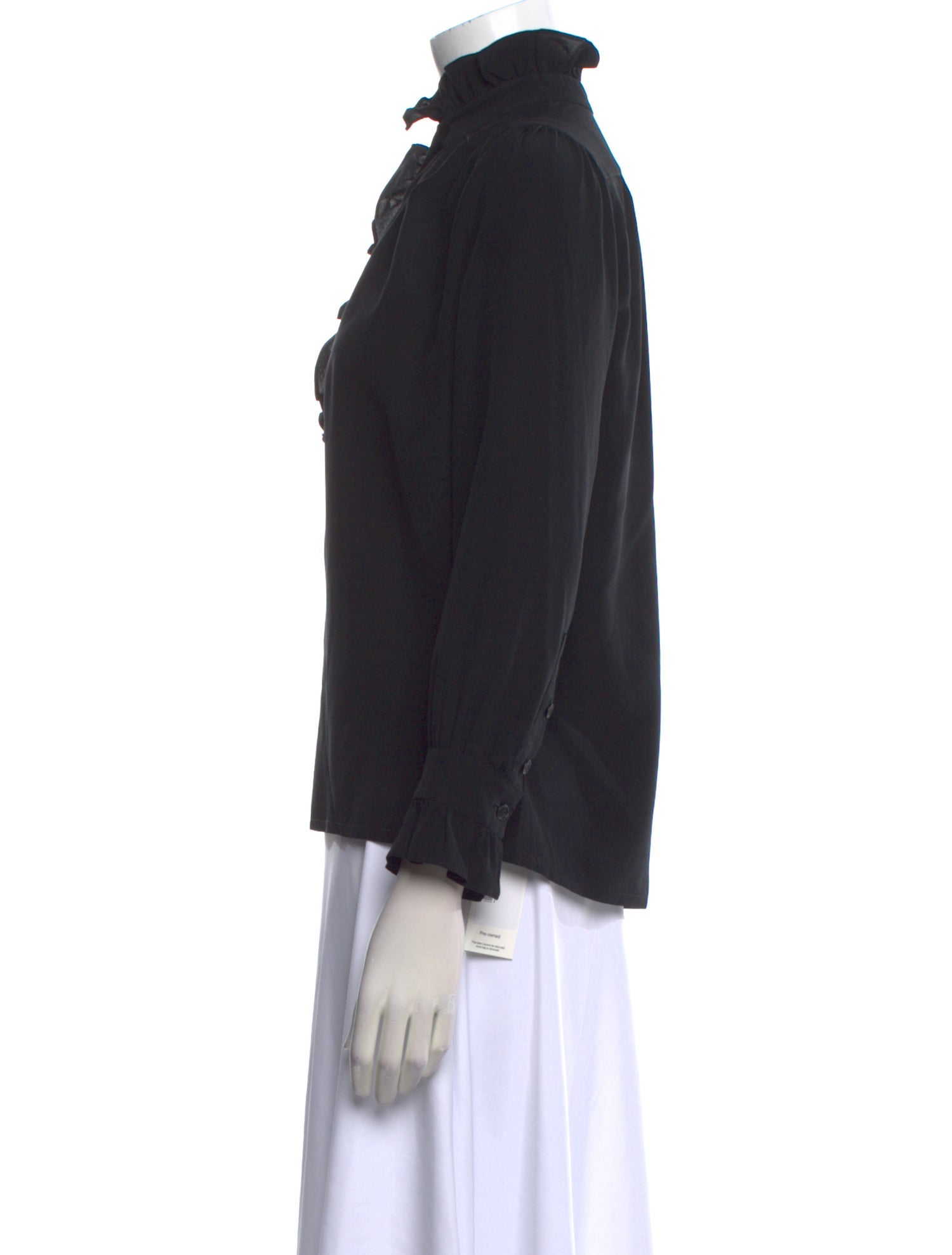 Stella McCartney Mock Neck Long Sleeve Sweatshirt