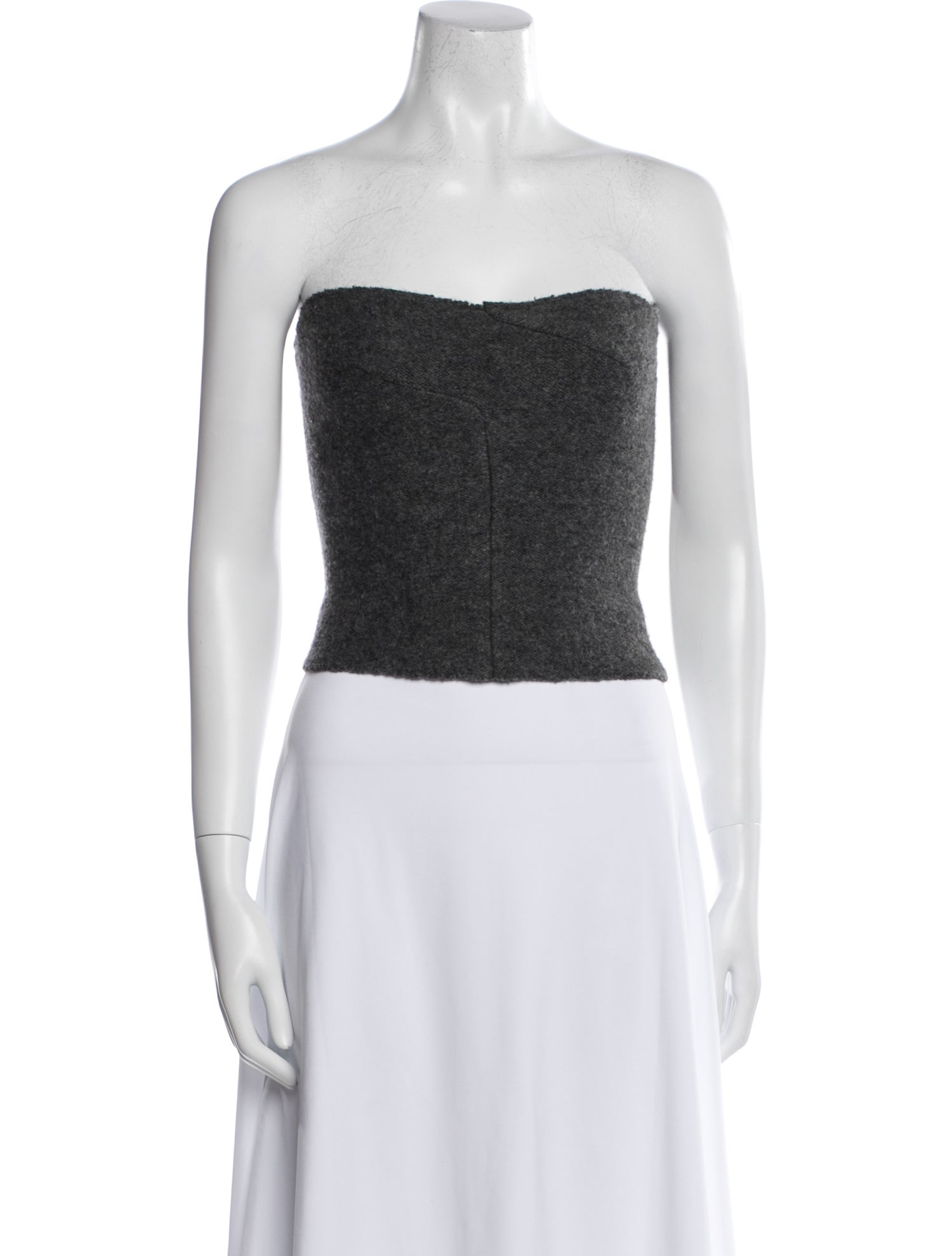 Stella McCartney Virgin Wool Strapless Sweater