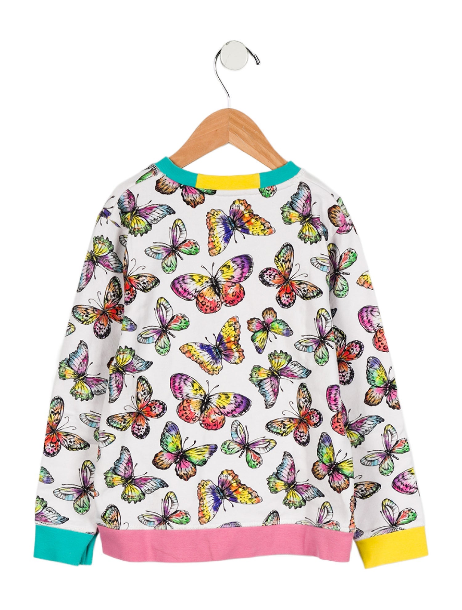 Stella McCartney Girls' Butterfly Print Sweatshirt