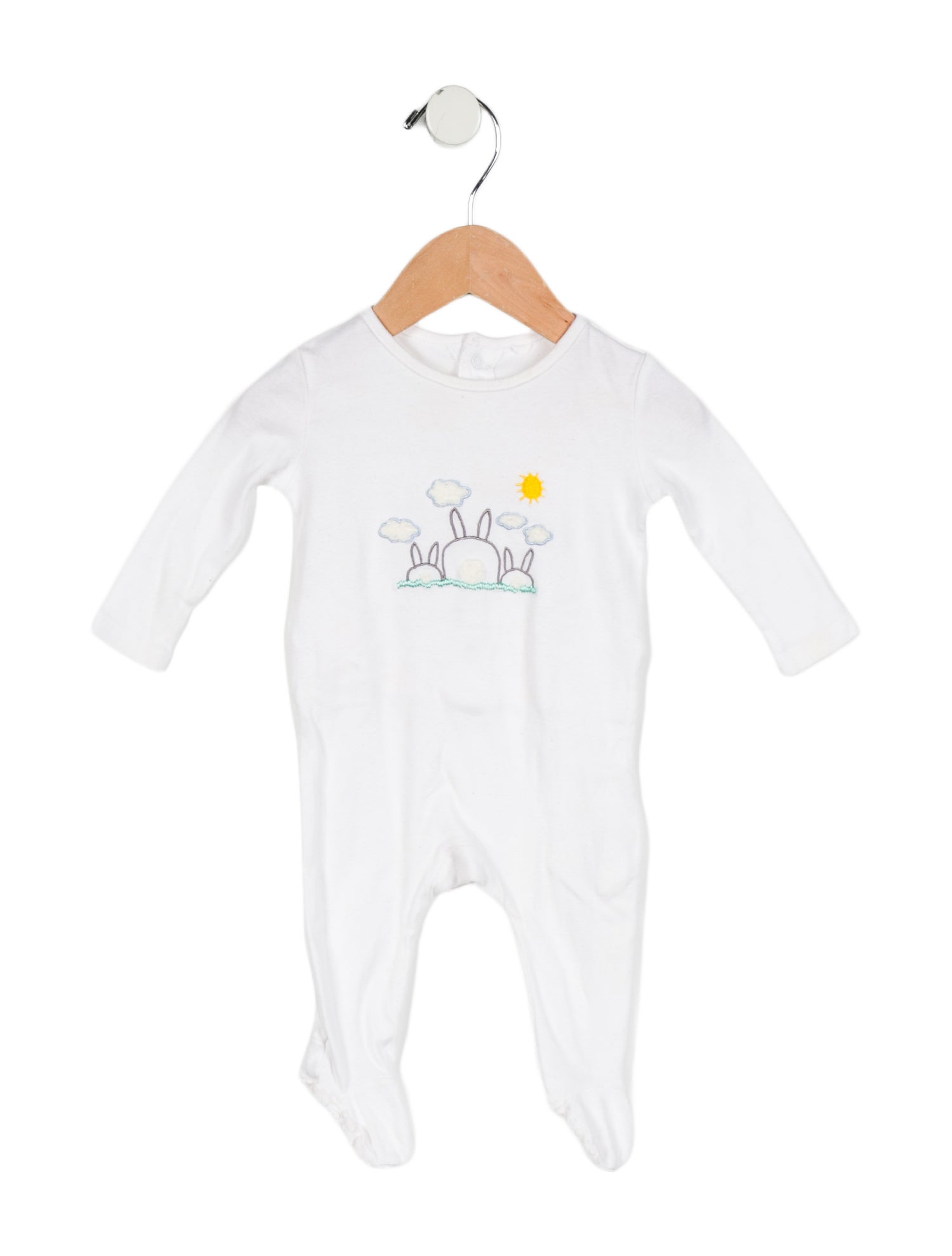 Stella McCartney Infant Boys' Bunny Motif Footies