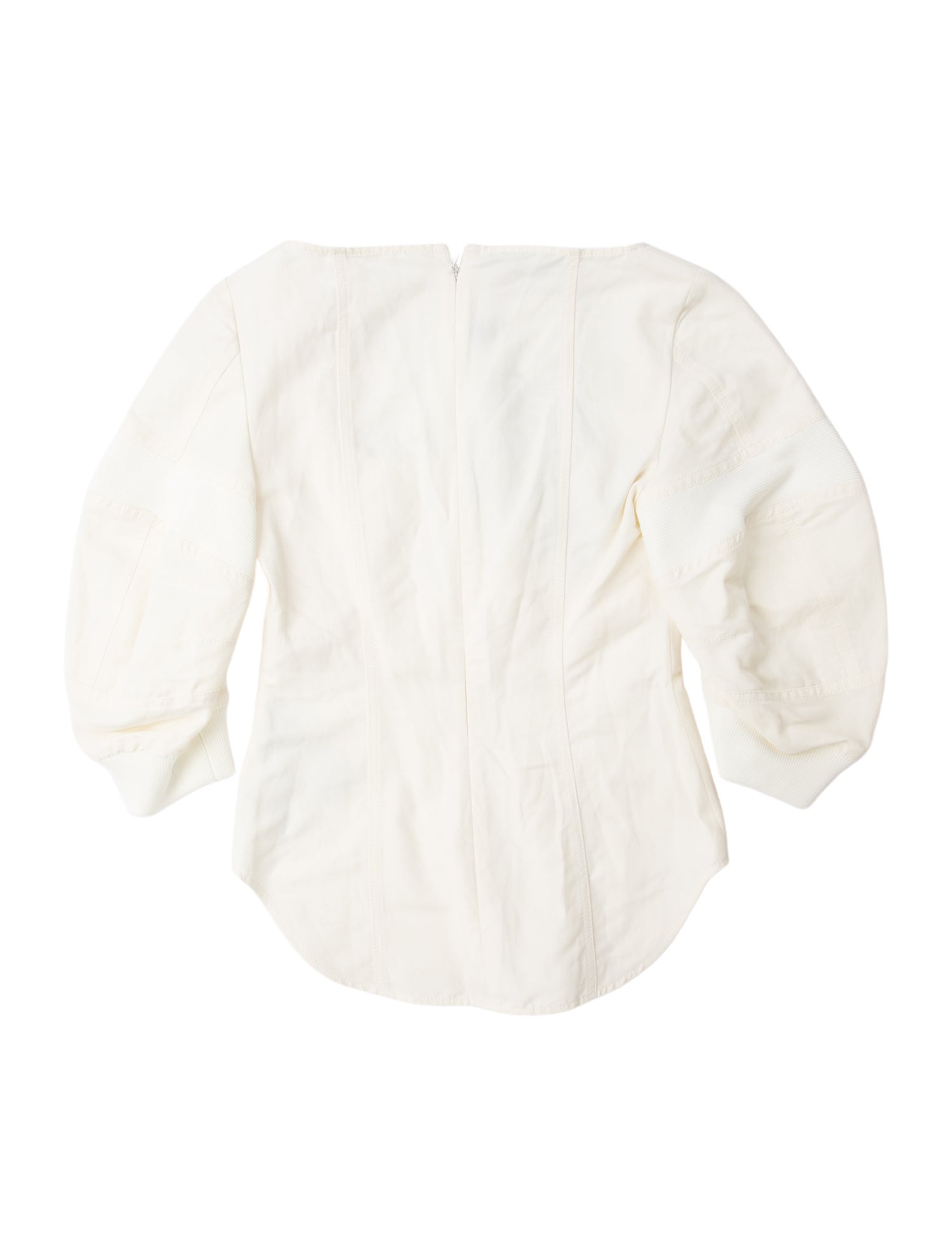 Stella McCartney Square Neckline Three-Quarter Sleeve Blouse w/ Tags