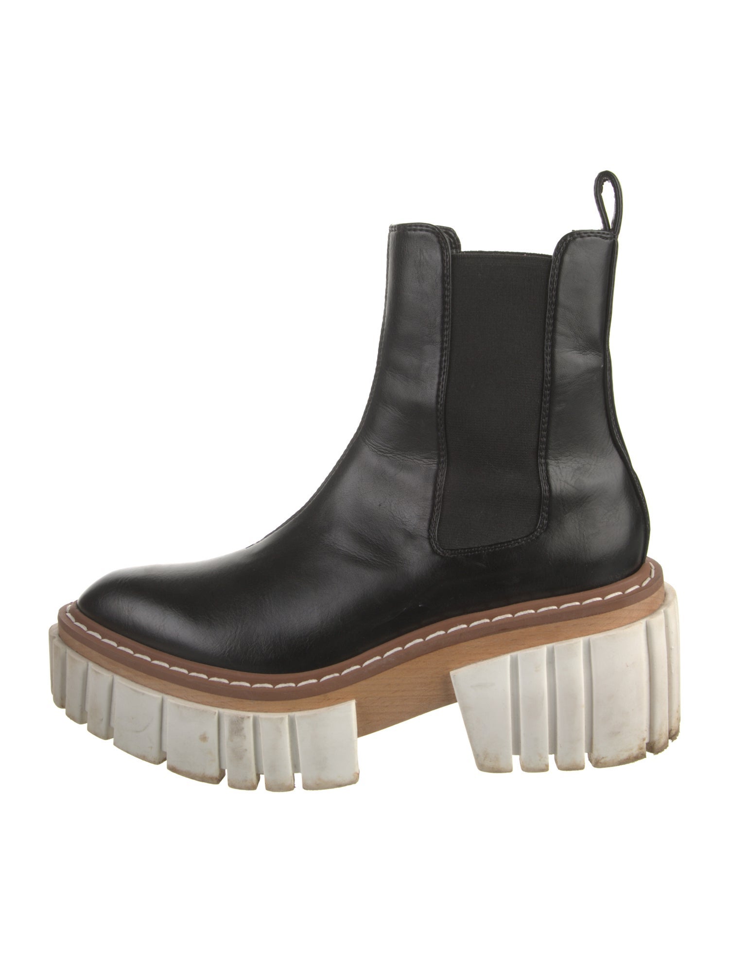 Stella McCartney Leather Chelsea Boots