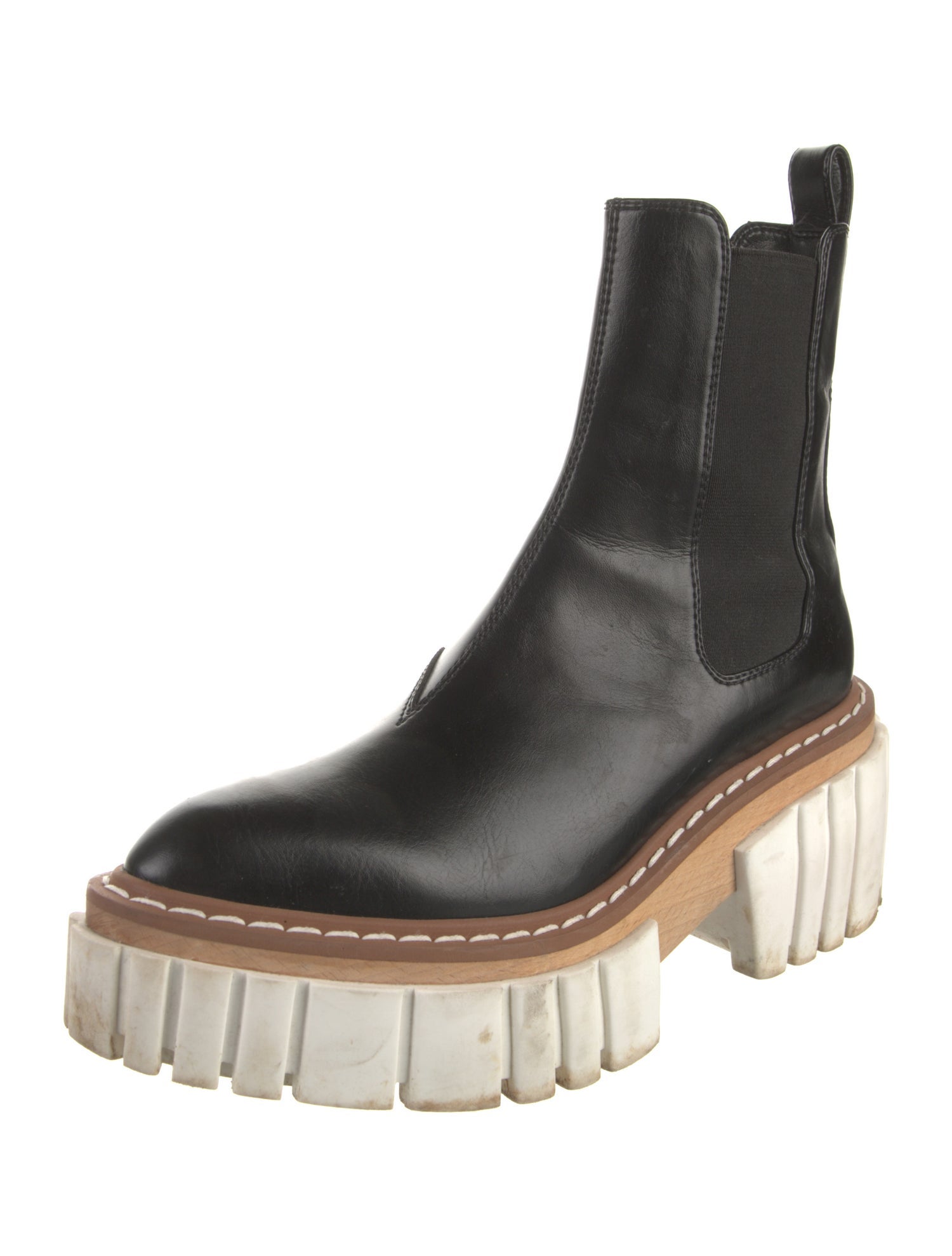 Stella McCartney Leather Chelsea Boots